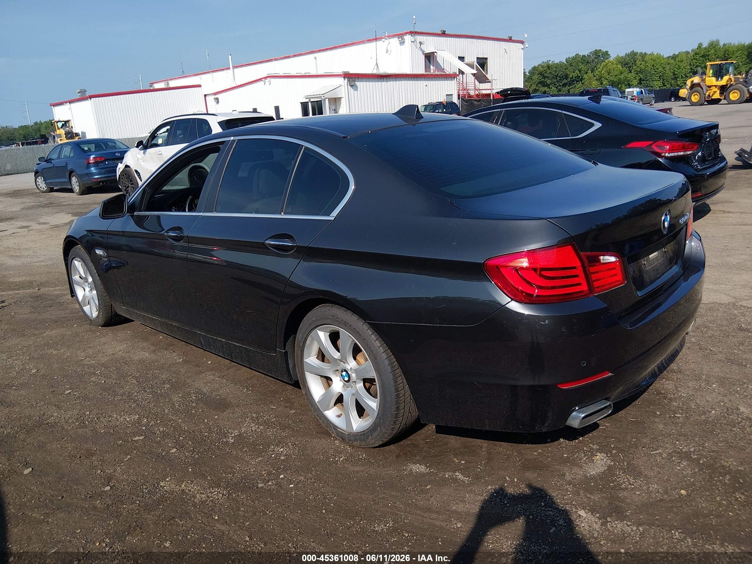 2011 Bmw 550i Xdrive Gray vin: WBAFU9C59BC786583
