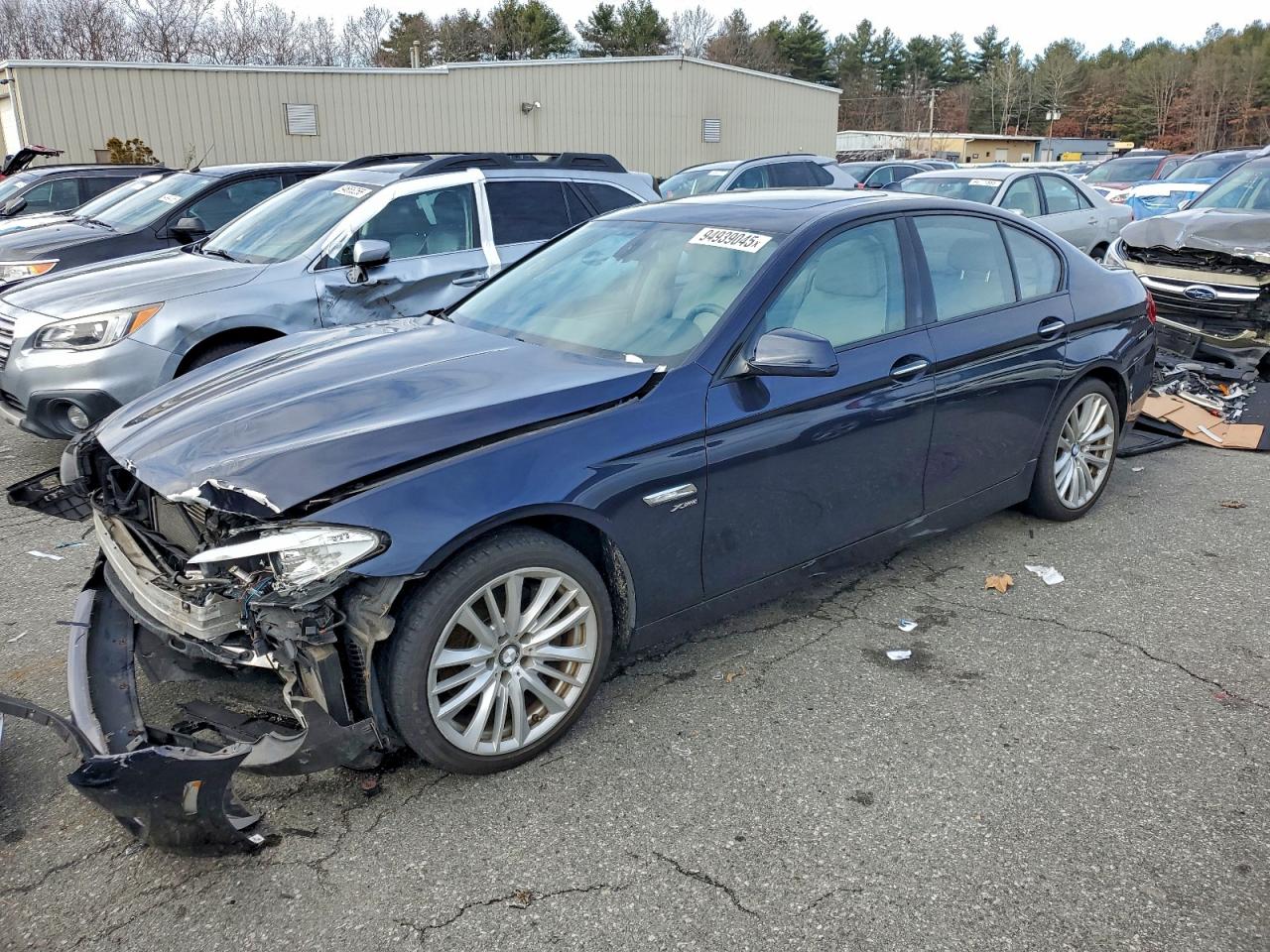 2011 Bmw 550 Xi Blue vin: WBAFU9C59BC786745
