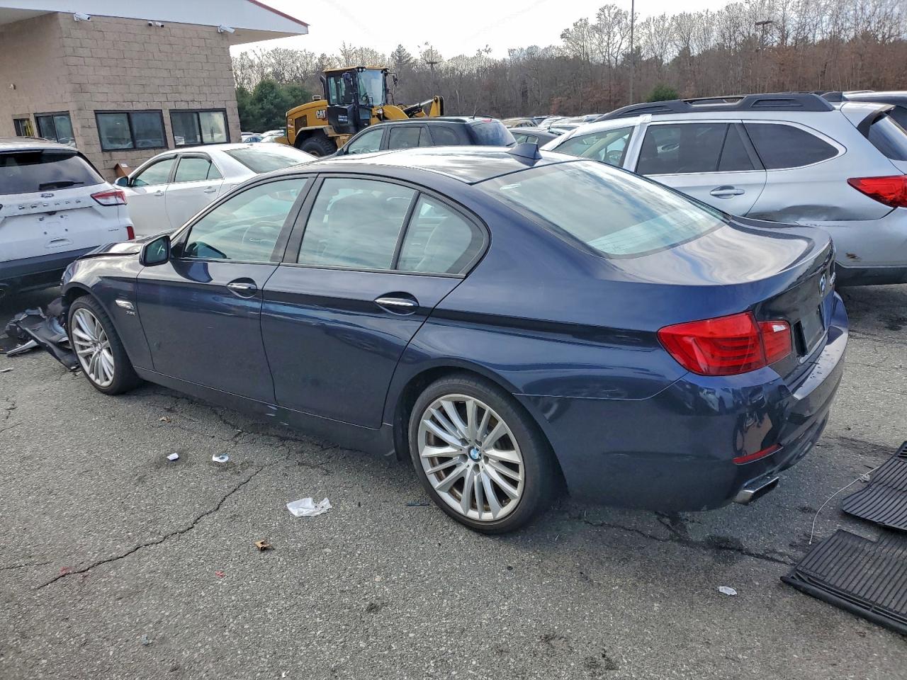 2011 Bmw 550 Xi Blue vin: WBAFU9C59BC786745