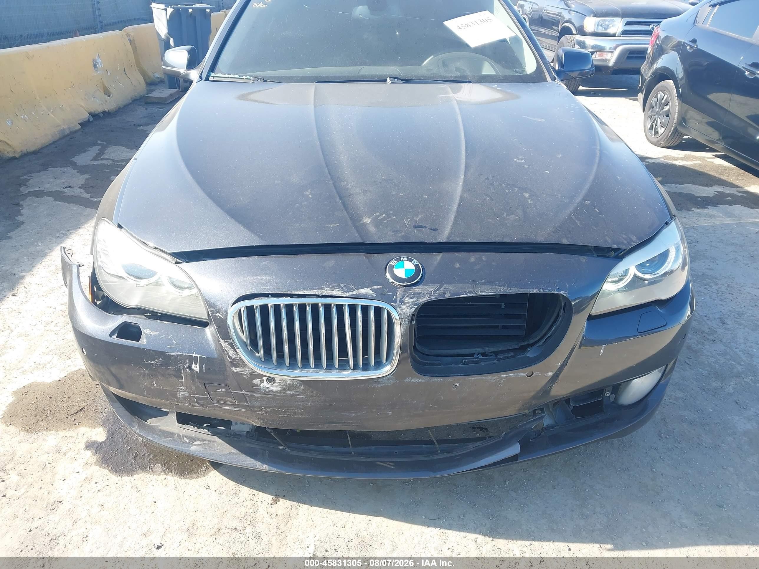 2012 Bmw 550i Xdrive Black vin: WBAFU9C59CC787413