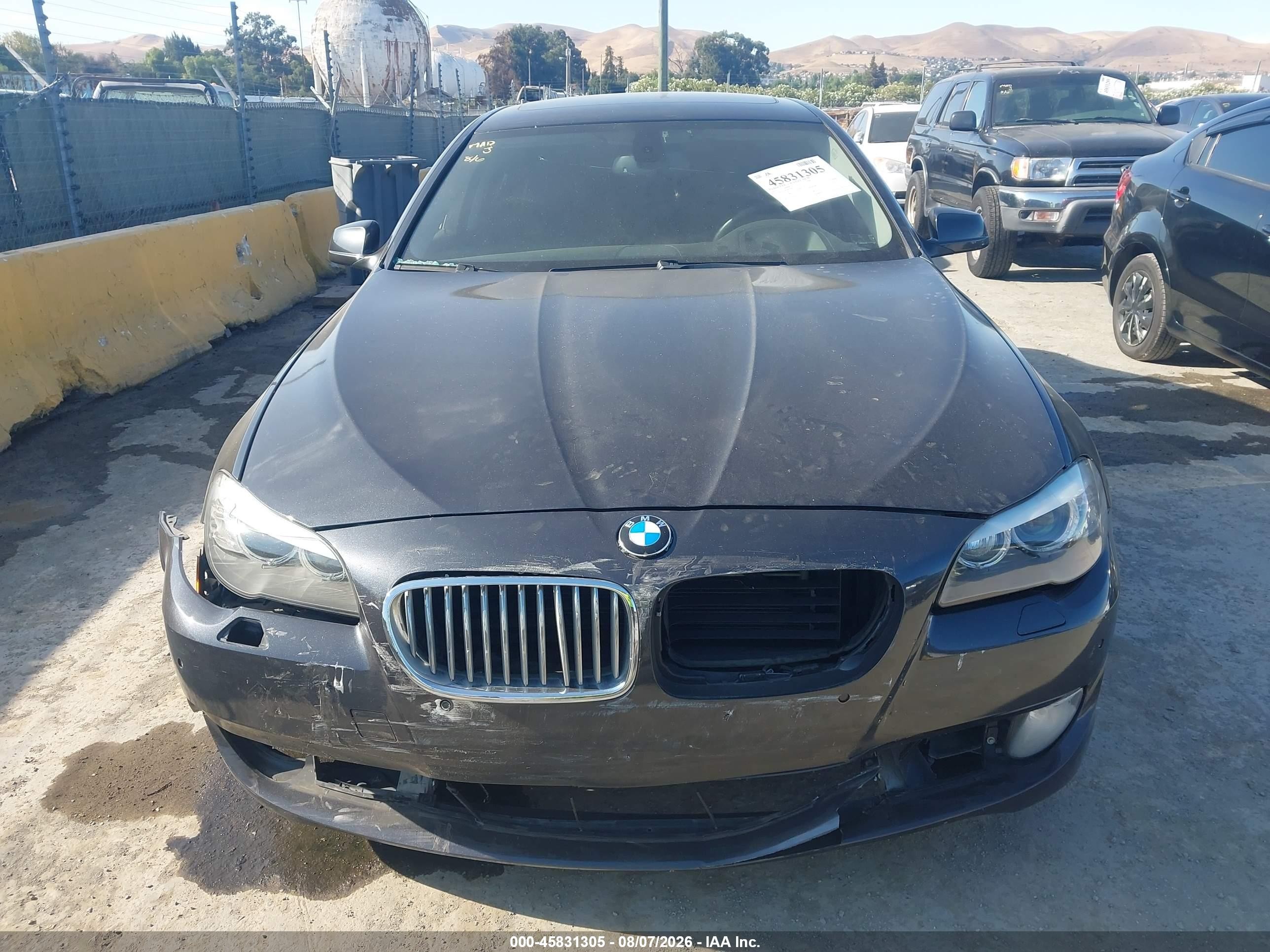 2012 Bmw 550i Xdrive Black vin: WBAFU9C59CC787413
