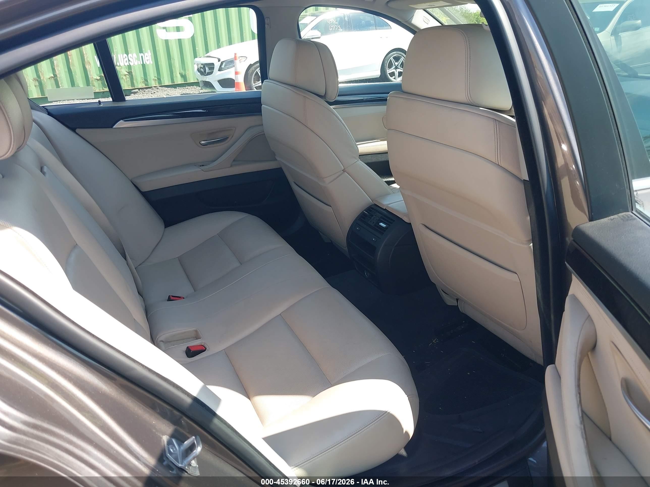 2013 Bmw 550i Xdrive Brown vin: WBAFU9C59DDY71436