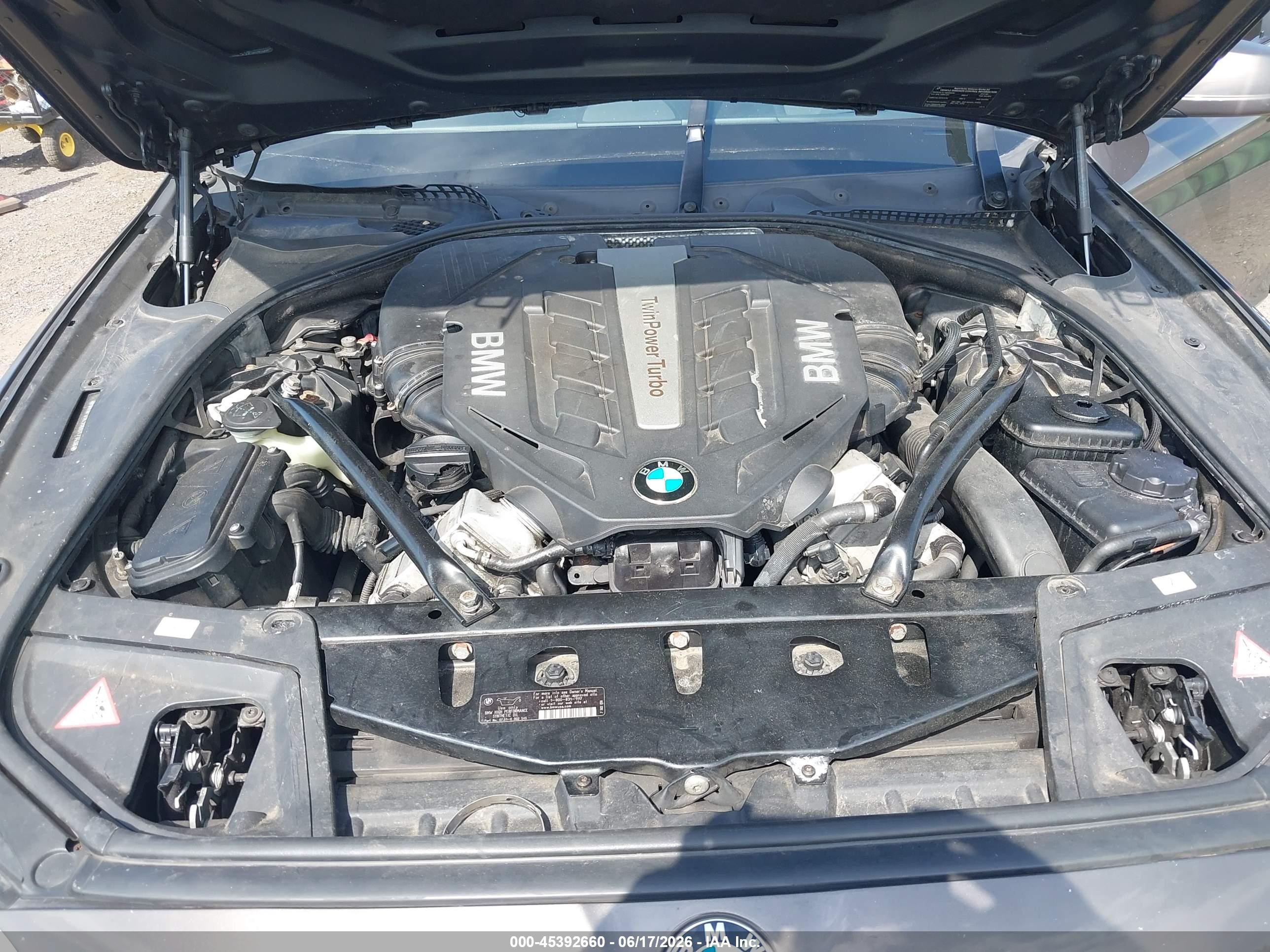 2013 Bmw 550i Xdrive Brown vin: WBAFU9C59DDY71436
