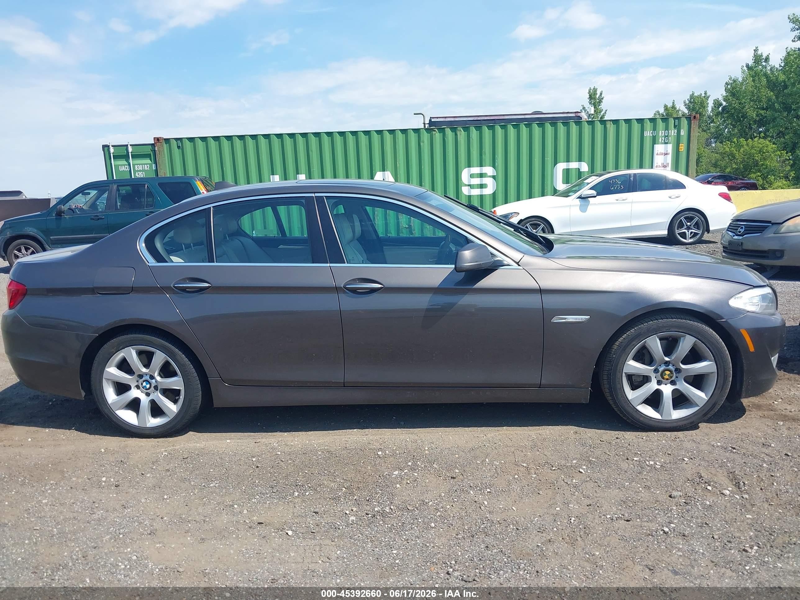 2013 Bmw 550i Xdrive Brown vin: WBAFU9C59DDY71436