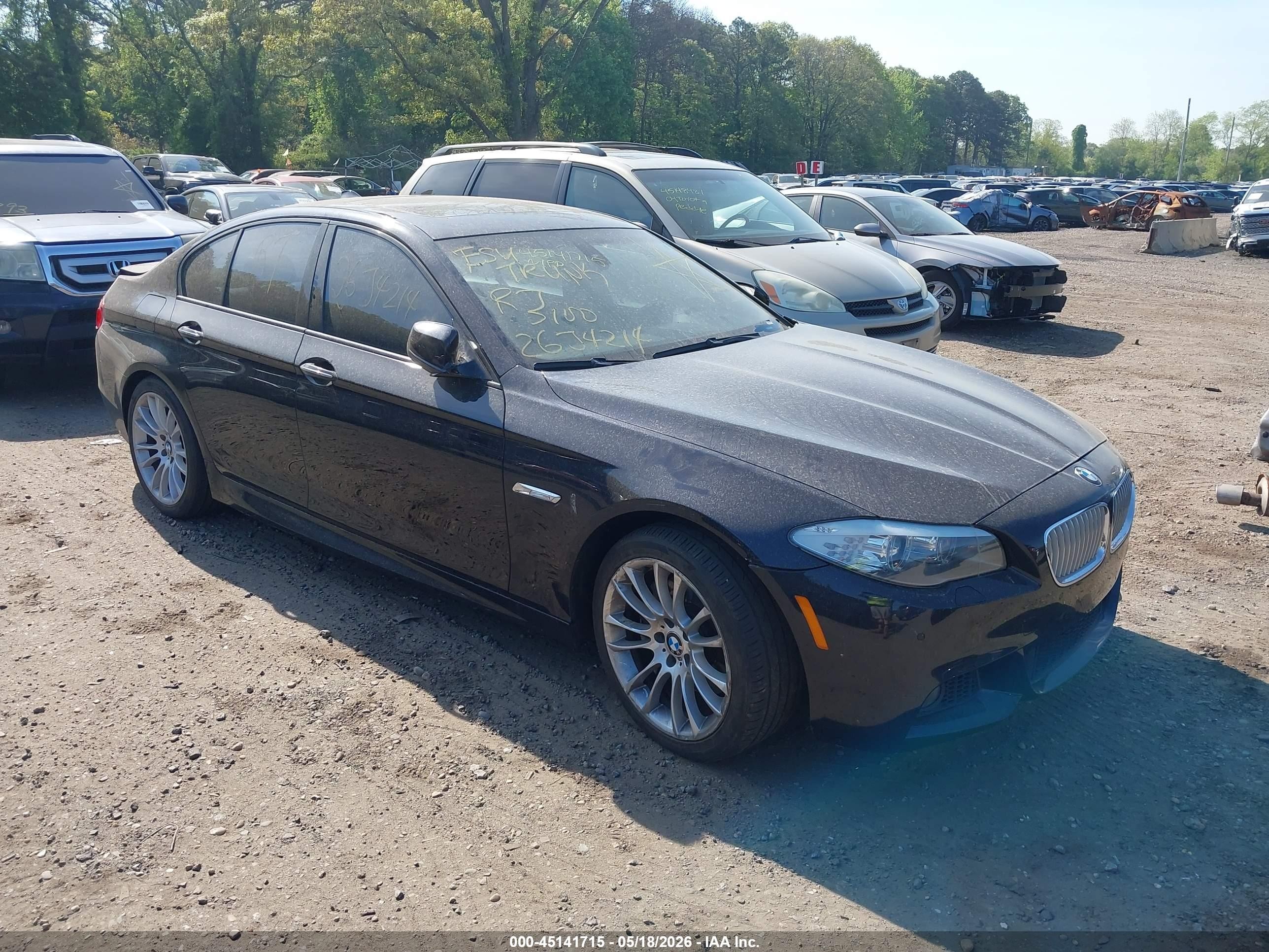 2011 Bmw 550i Xdrive Черный vin: WBAFU9C5XBC784180