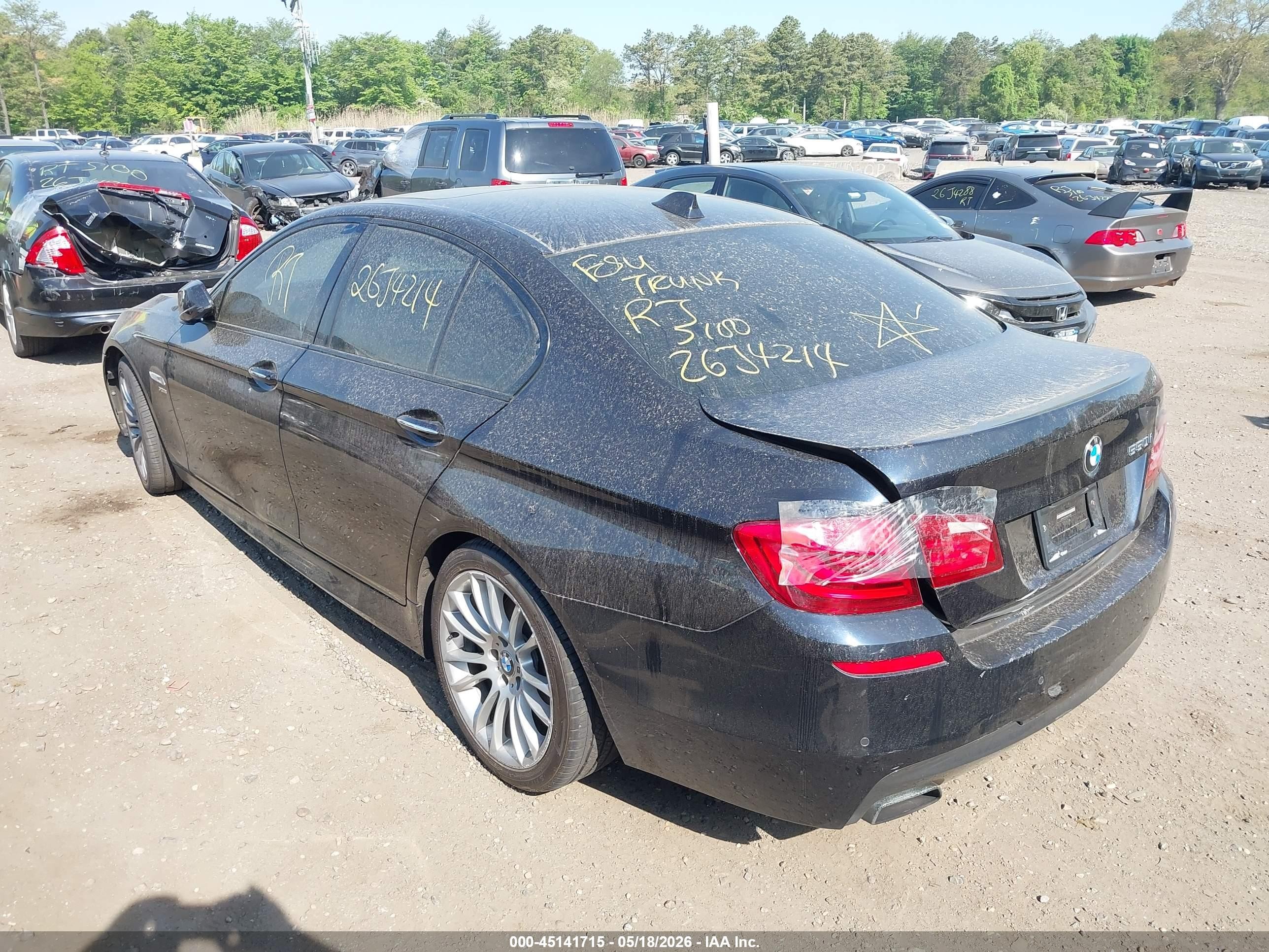 2011 Bmw 550i Xdrive Черный vin: WBAFU9C5XBC784180