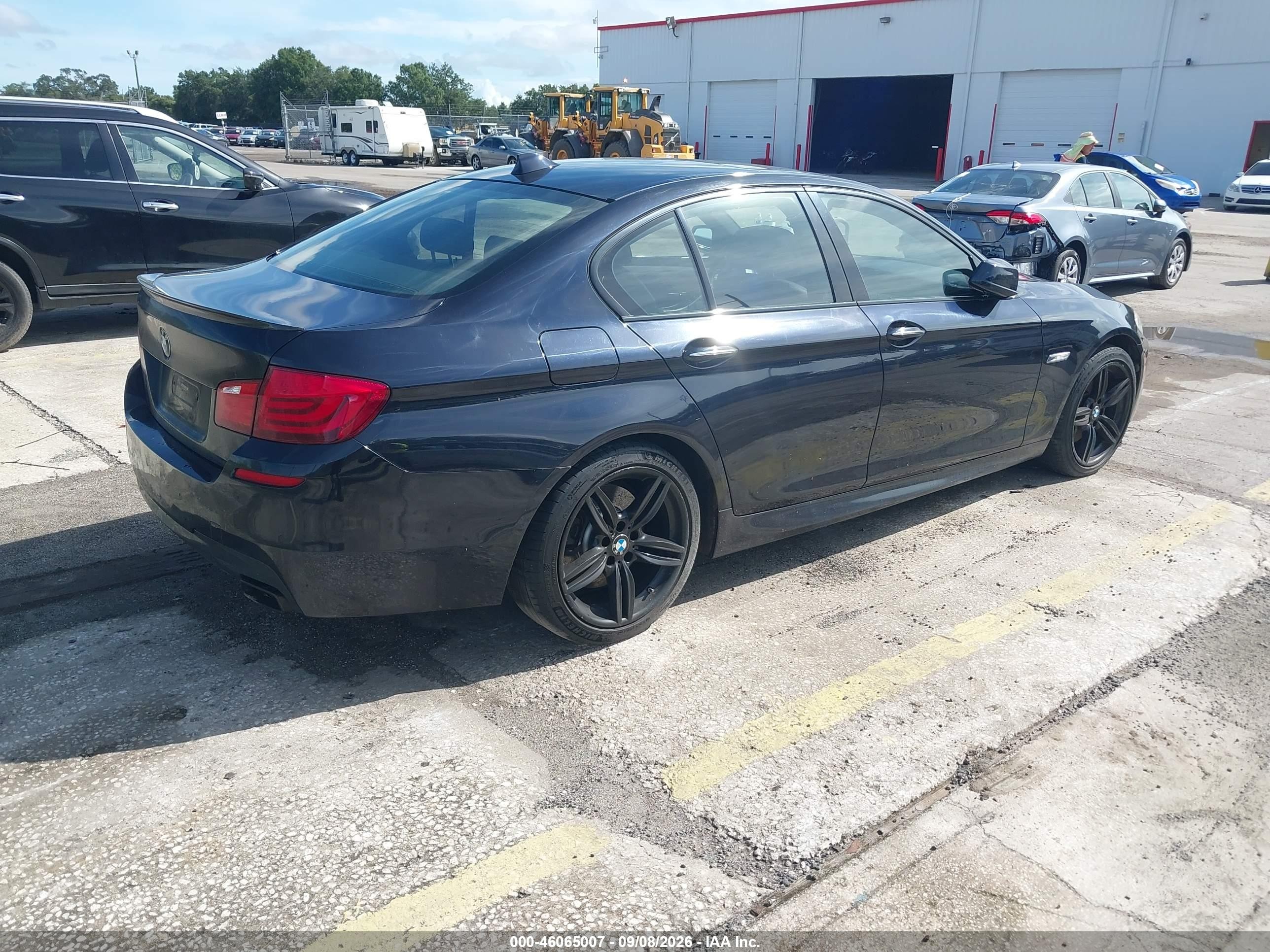 2013 Bmw 550i Xdrive Black vin: WBAFU9C5XDDY71123