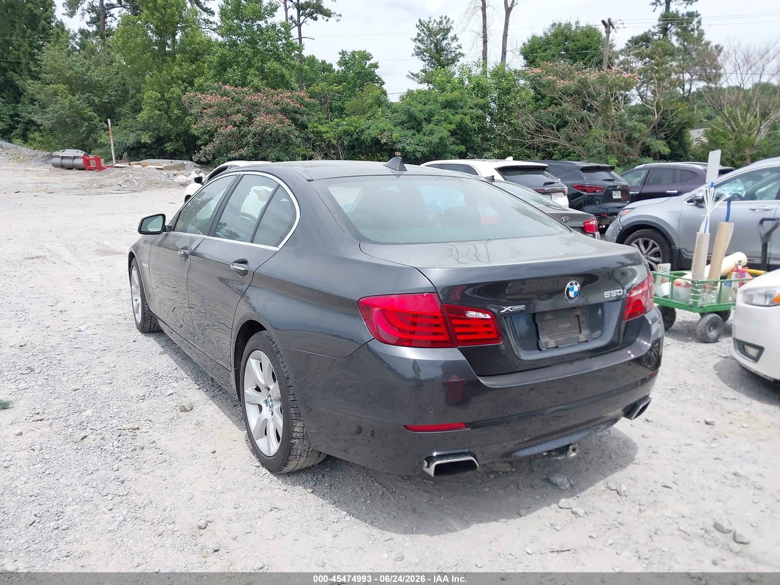 2013 Bmw 550i Xdrive Черный vin: WBAFU9C5XDDY71686