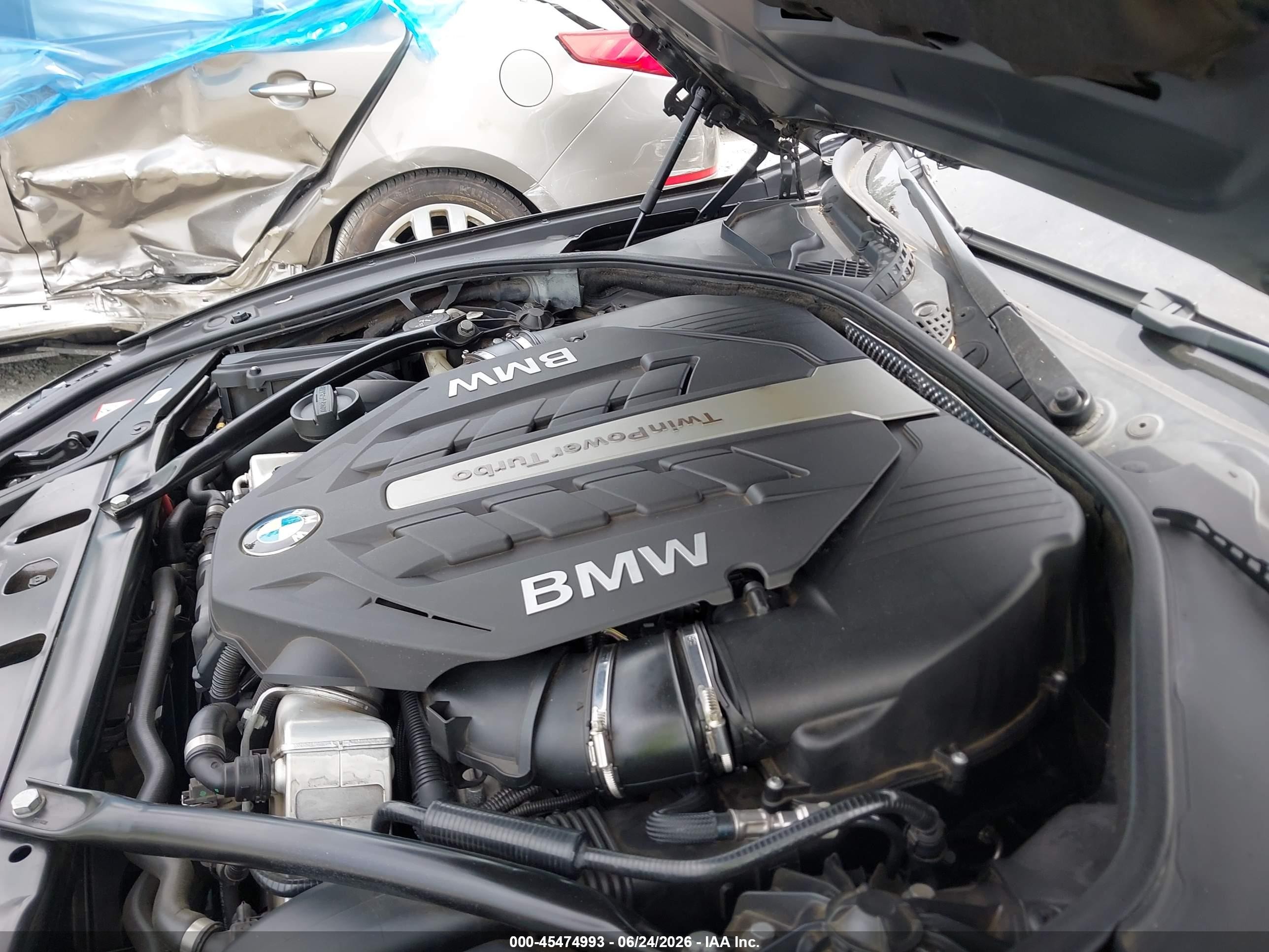 2013 Bmw 550i Xdrive Черный vin: WBAFU9C5XDDY71686