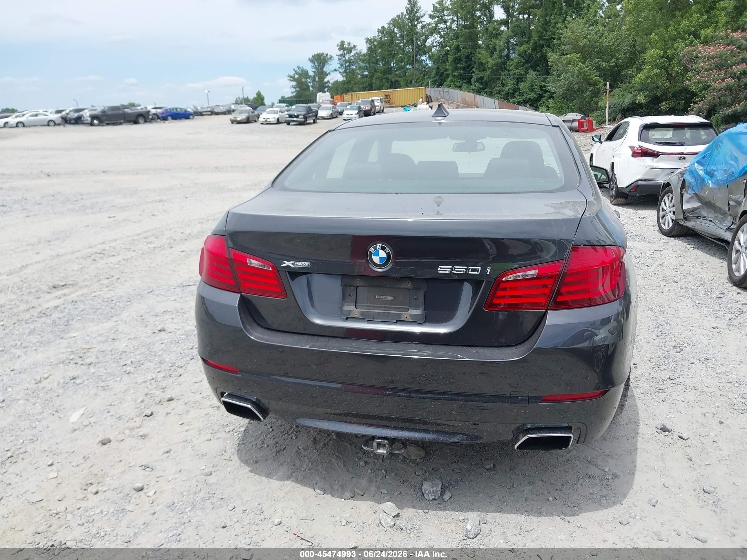 2013 Bmw 550i Xdrive Черный vin: WBAFU9C5XDDY71686
