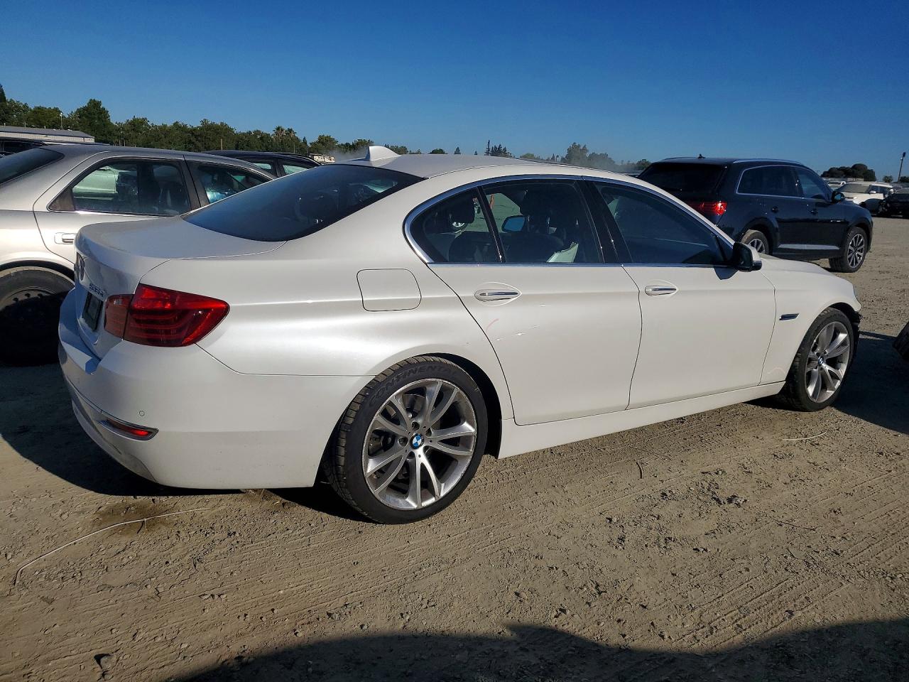 2014 Bmw 535 D Xdrive White vin: WBAFV3C51ED684820