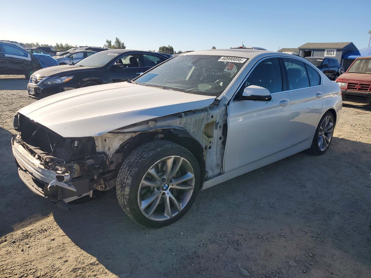 2014 Bmw 535 D Xdrive White vin: WBAFV3C51ED684820