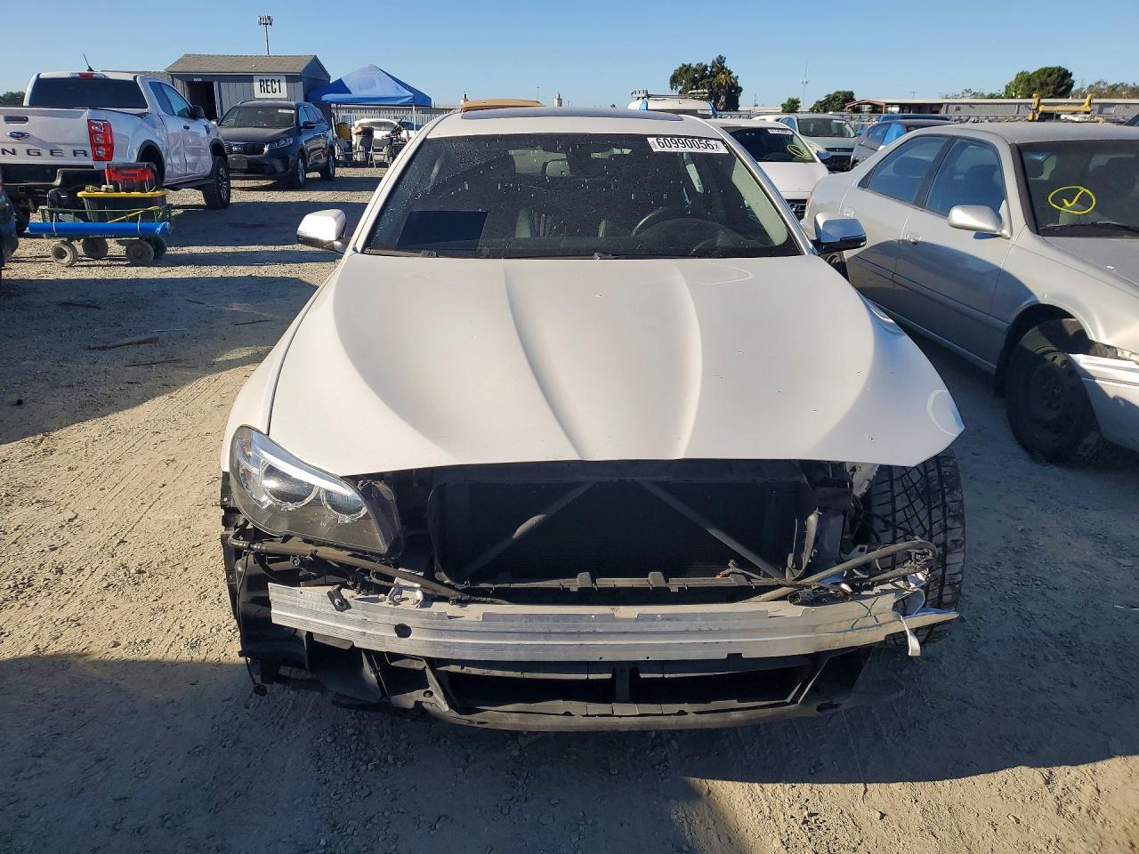 2014 Bmw 535 D Xdrive White vin: WBAFV3C51ED684820