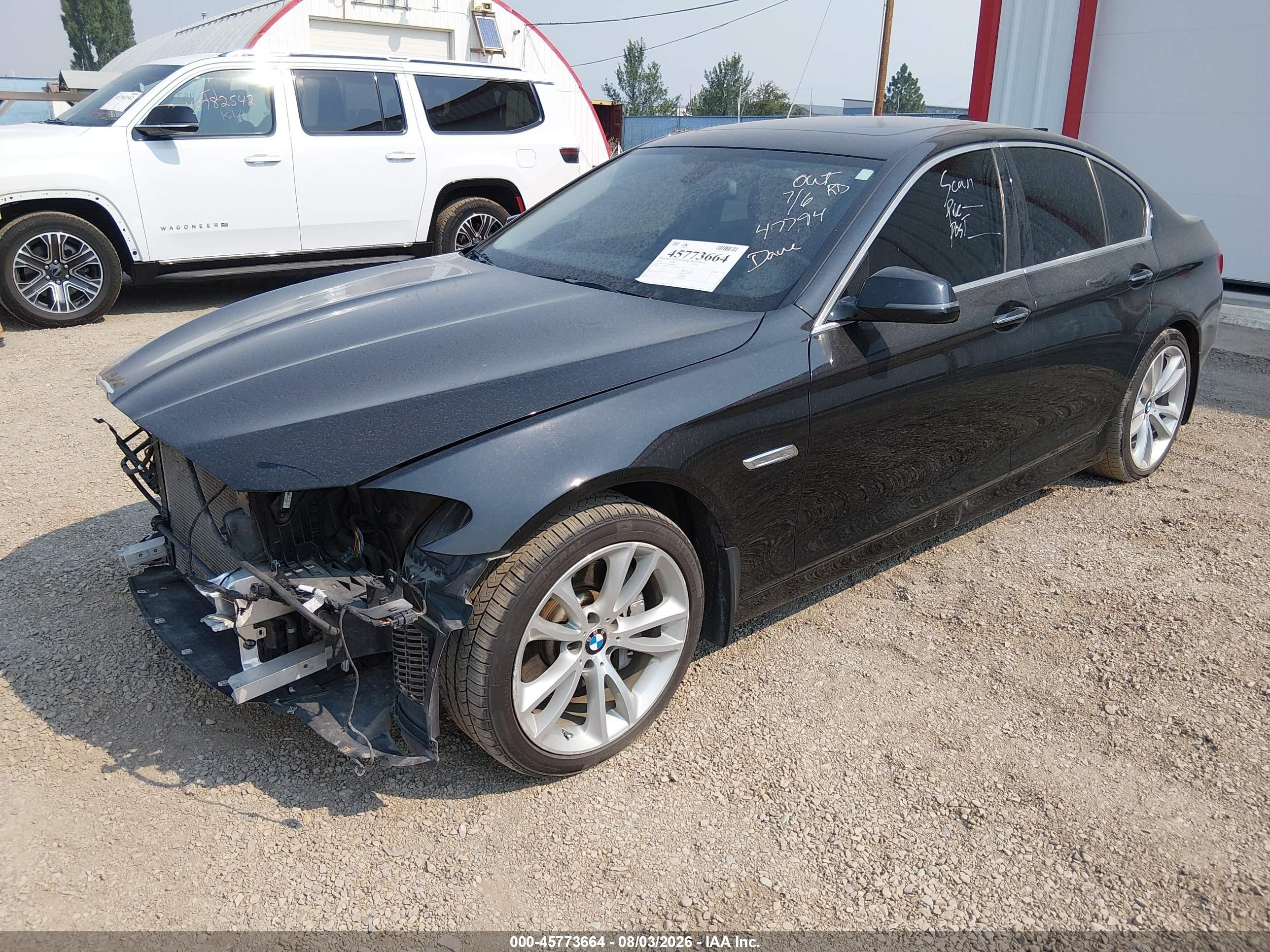 2014 Bmw 535d Xdrive Черный vin: WBAFV3C51ED684946