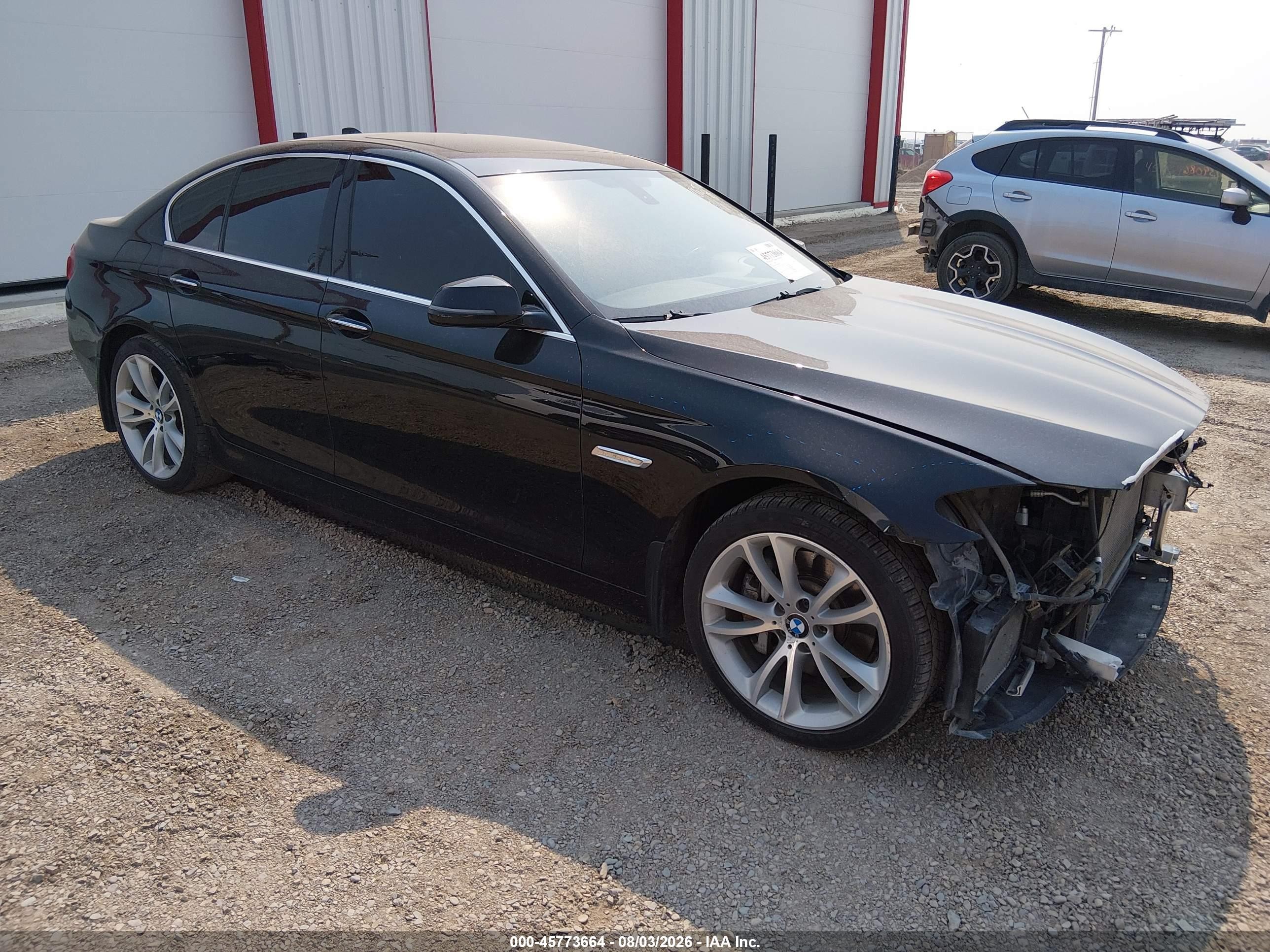 2014 Bmw 535d Xdrive Черный vin: WBAFV3C51ED684946