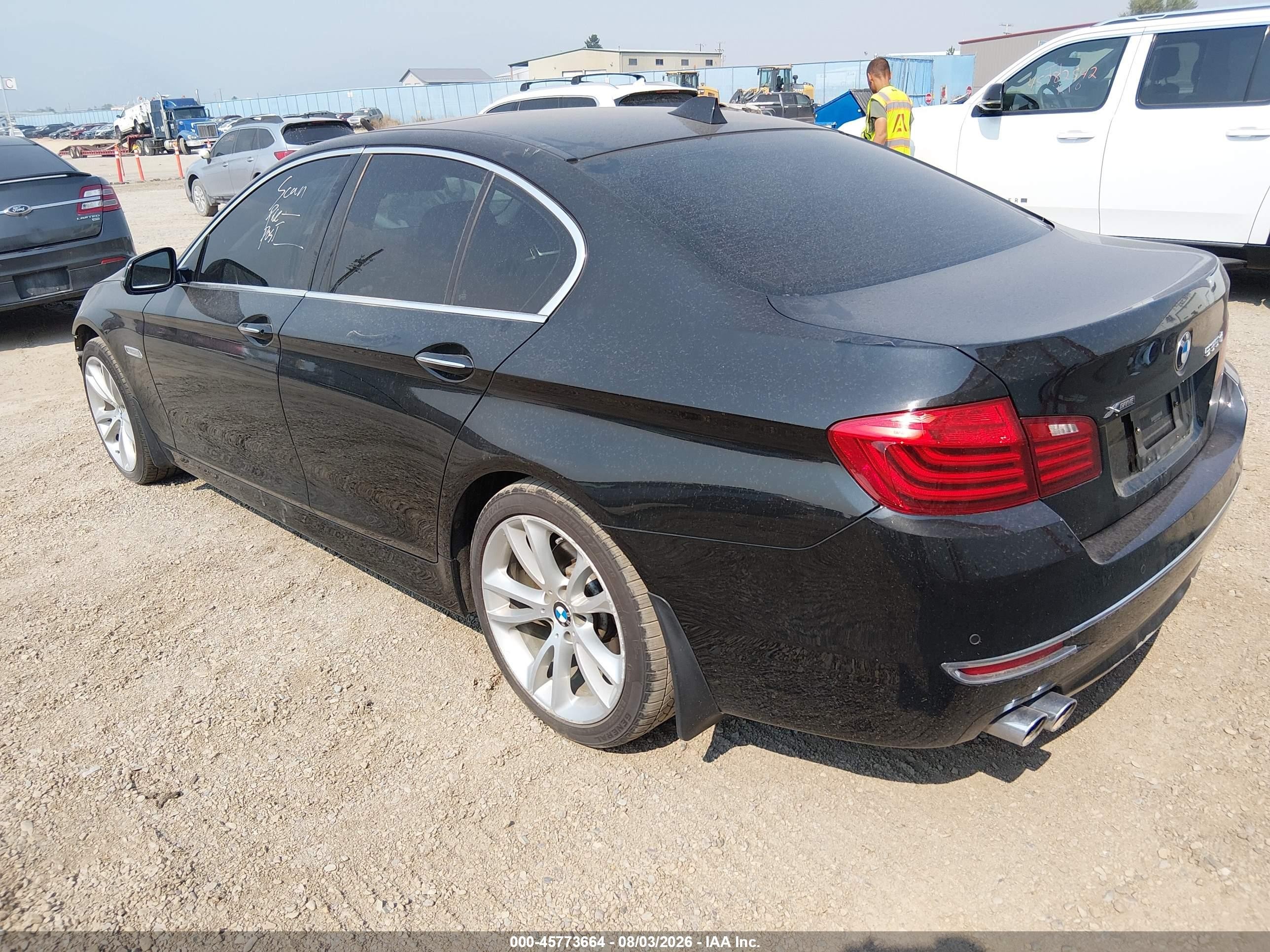 2014 Bmw 535d Xdrive Черный vin: WBAFV3C51ED684946