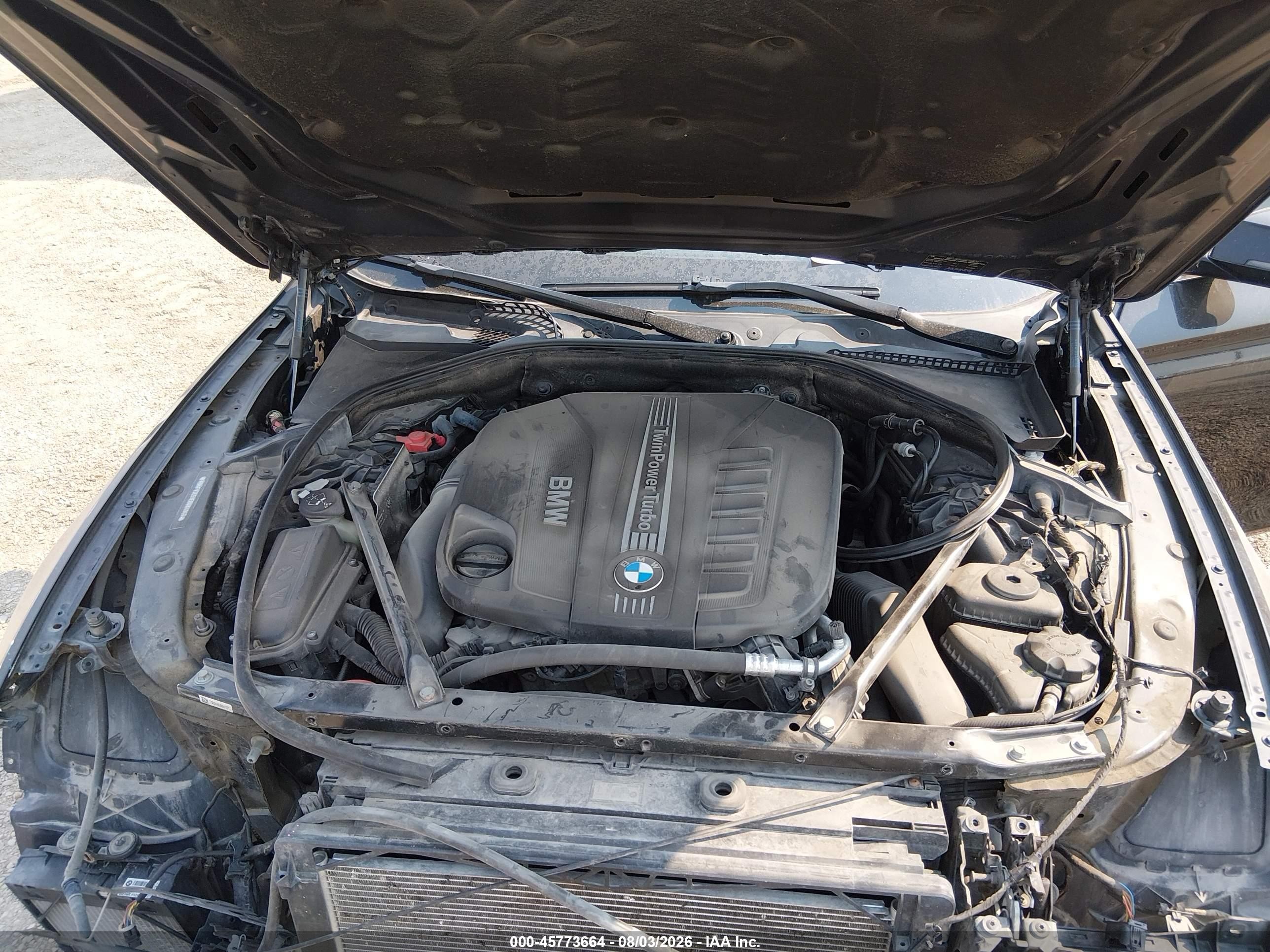 2014 Bmw 535d Xdrive Черный vin: WBAFV3C51ED684946