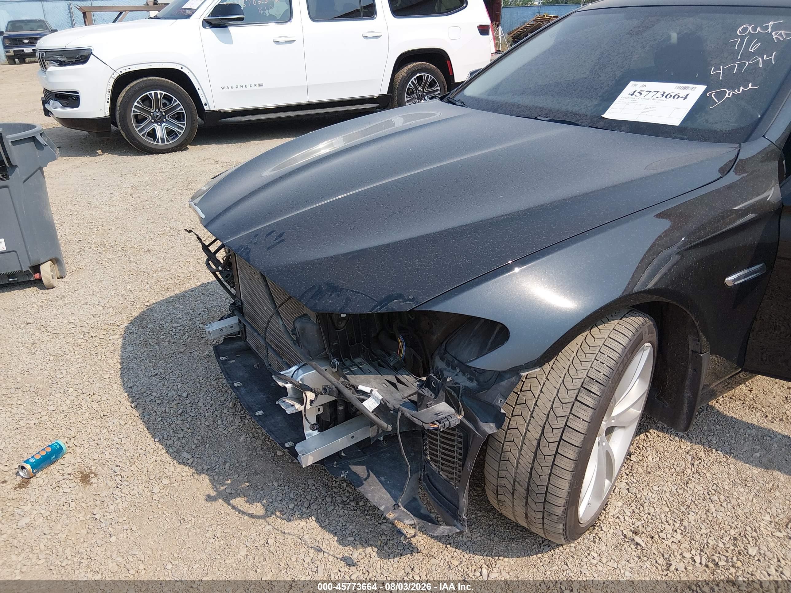 2014 Bmw 535d Xdrive Черный vin: WBAFV3C51ED684946