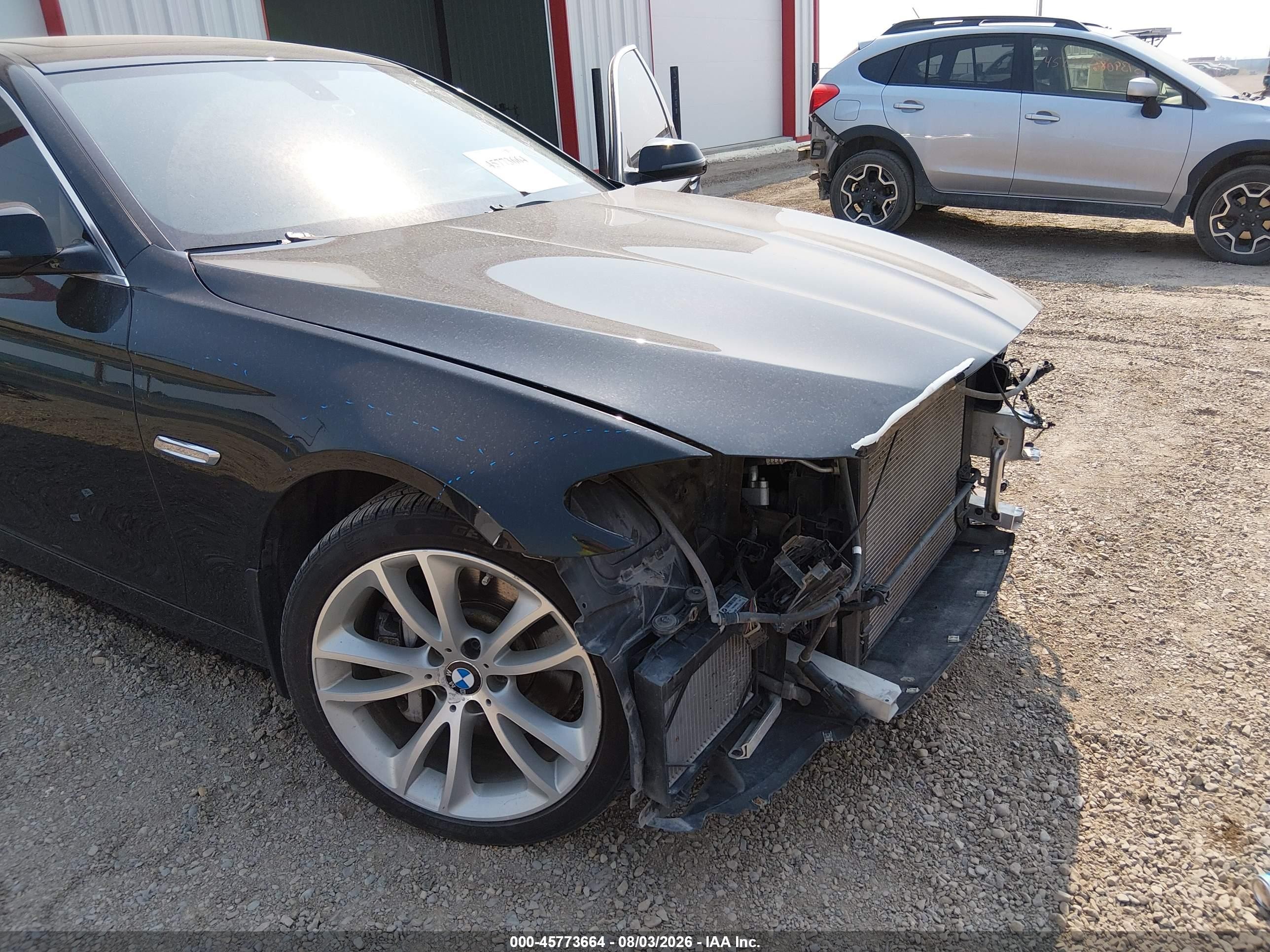 2014 Bmw 535d Xdrive Черный vin: WBAFV3C51ED684946