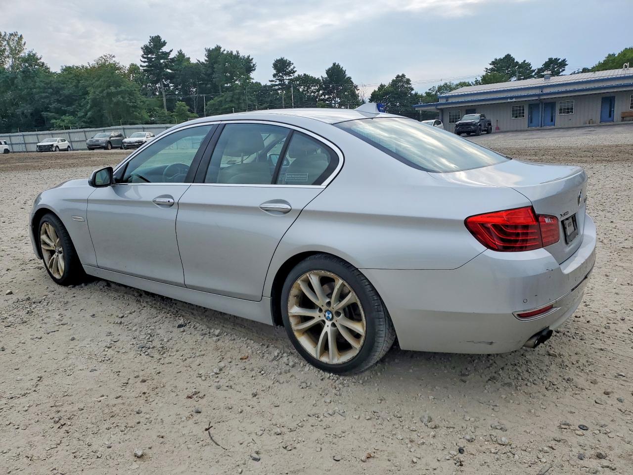2014 Bmw 535 D Xdrive Серебряный vin: WBAFV3C51ED686048