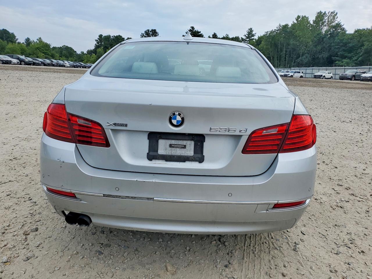 2014 Bmw 535 D Xdrive Серебряный vin: WBAFV3C51ED686048