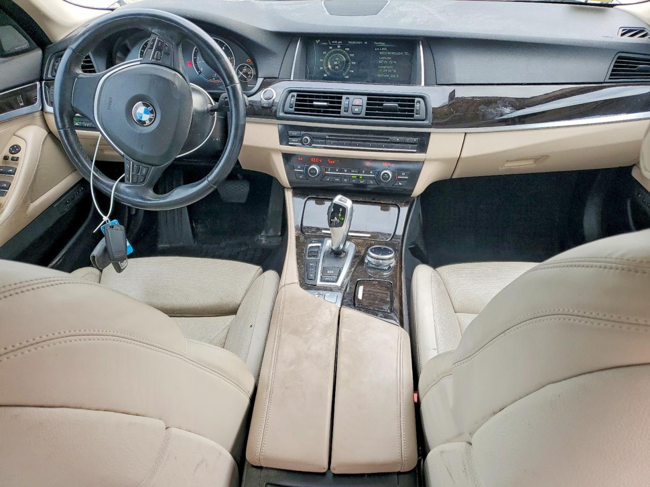 2014 Bmw 535 D Xdrive Серебряный vin: WBAFV3C51ED686048
