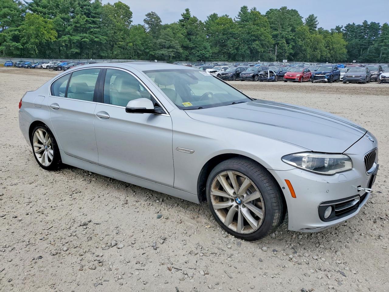 2014 Bmw 535 D Xdrive Серебряный vin: WBAFV3C51ED686048