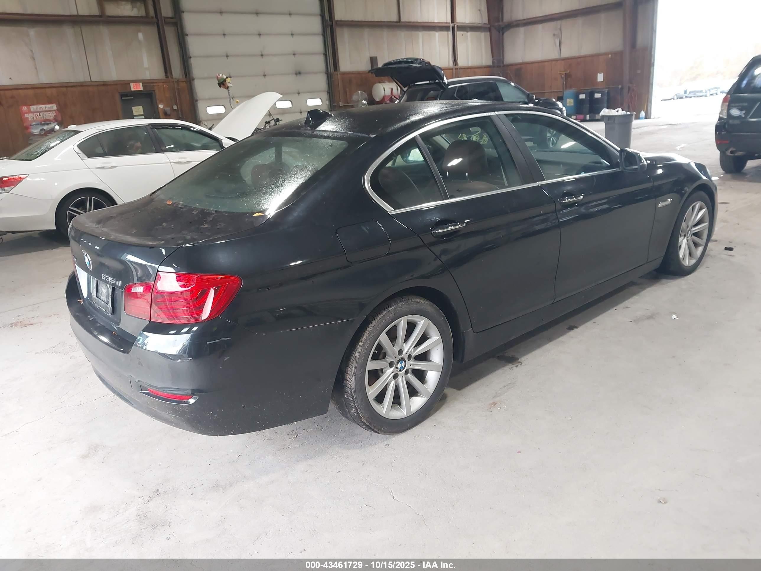 2014 Bmw 535d Xdrive Black vin: WBAFV3C53ED684902