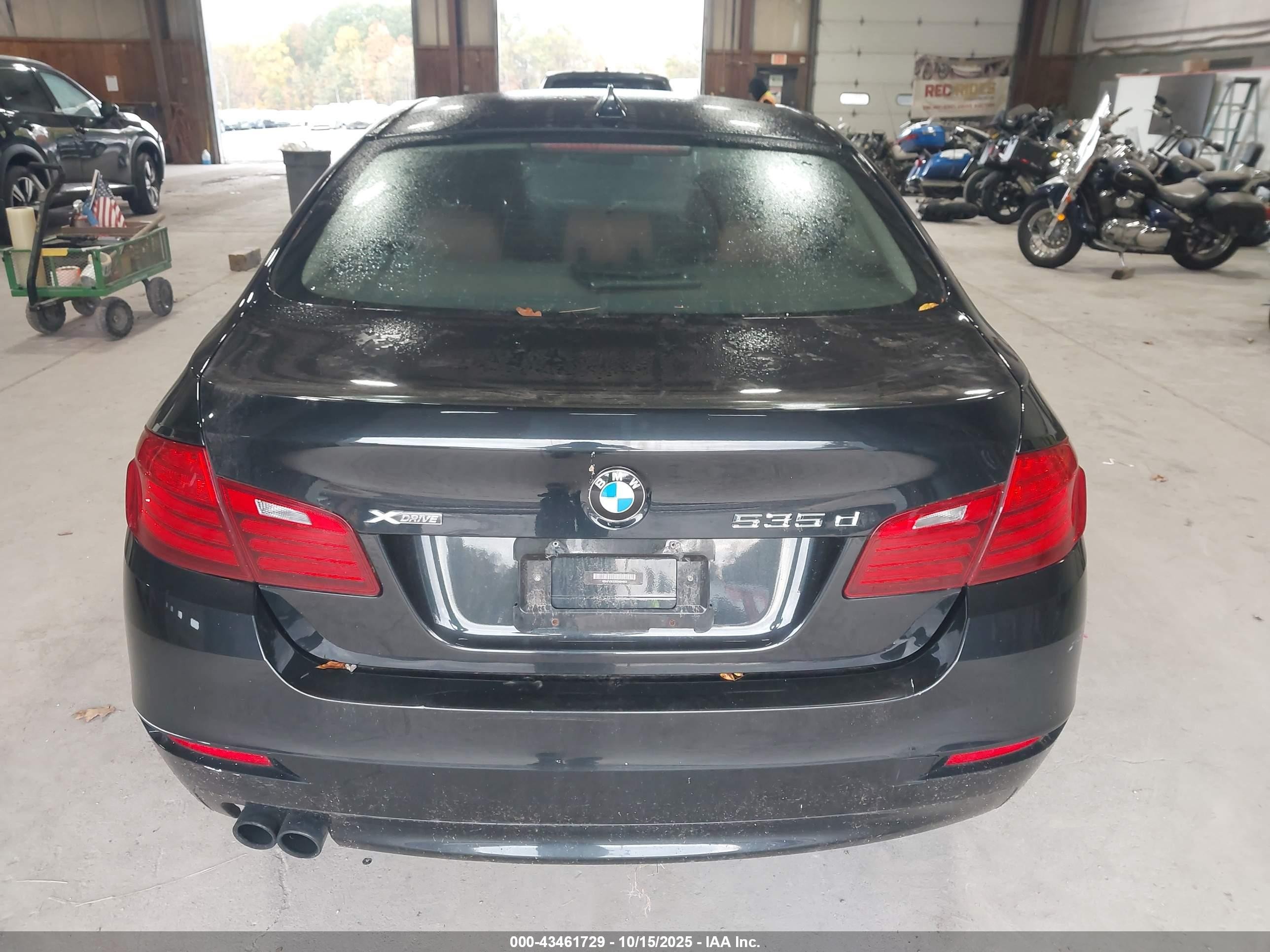 2014 Bmw 535d Xdrive Black vin: WBAFV3C53ED684902