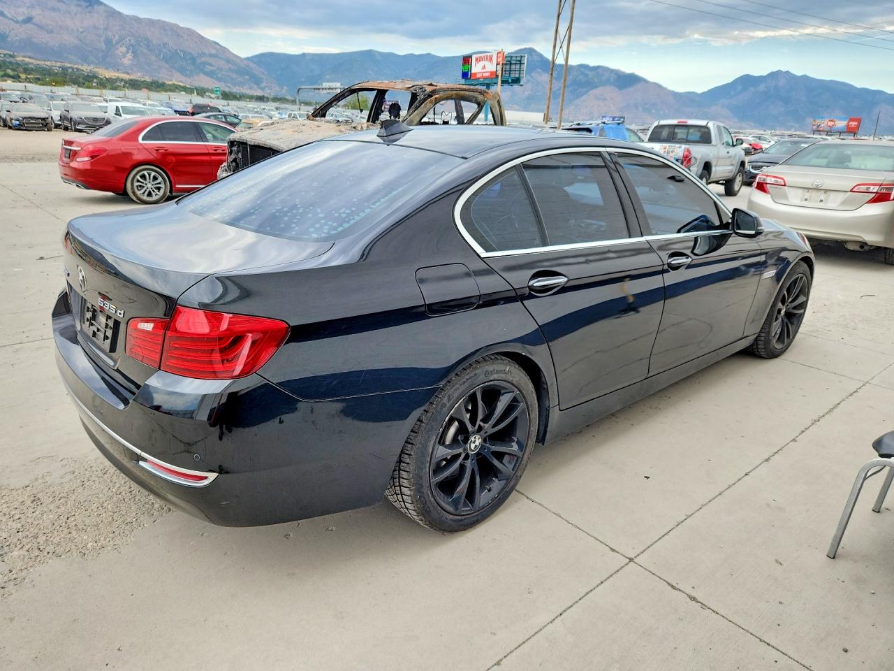 2014 Bmw 535 D Xdrive Черный vin: WBAFV3C54ED685721