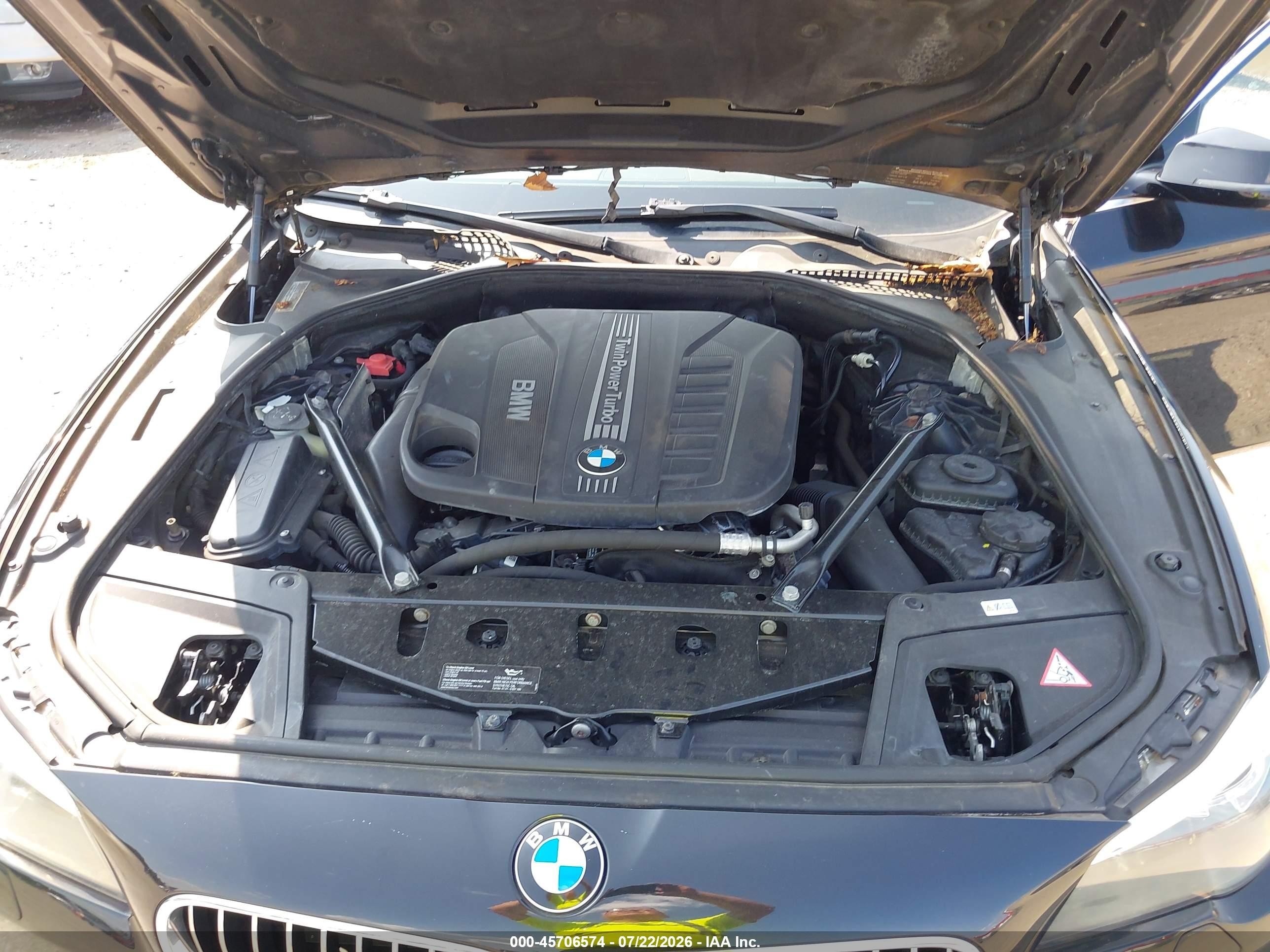 2014 Bmw 535d Xdrive Black vin: WBAFV3C55ED684464