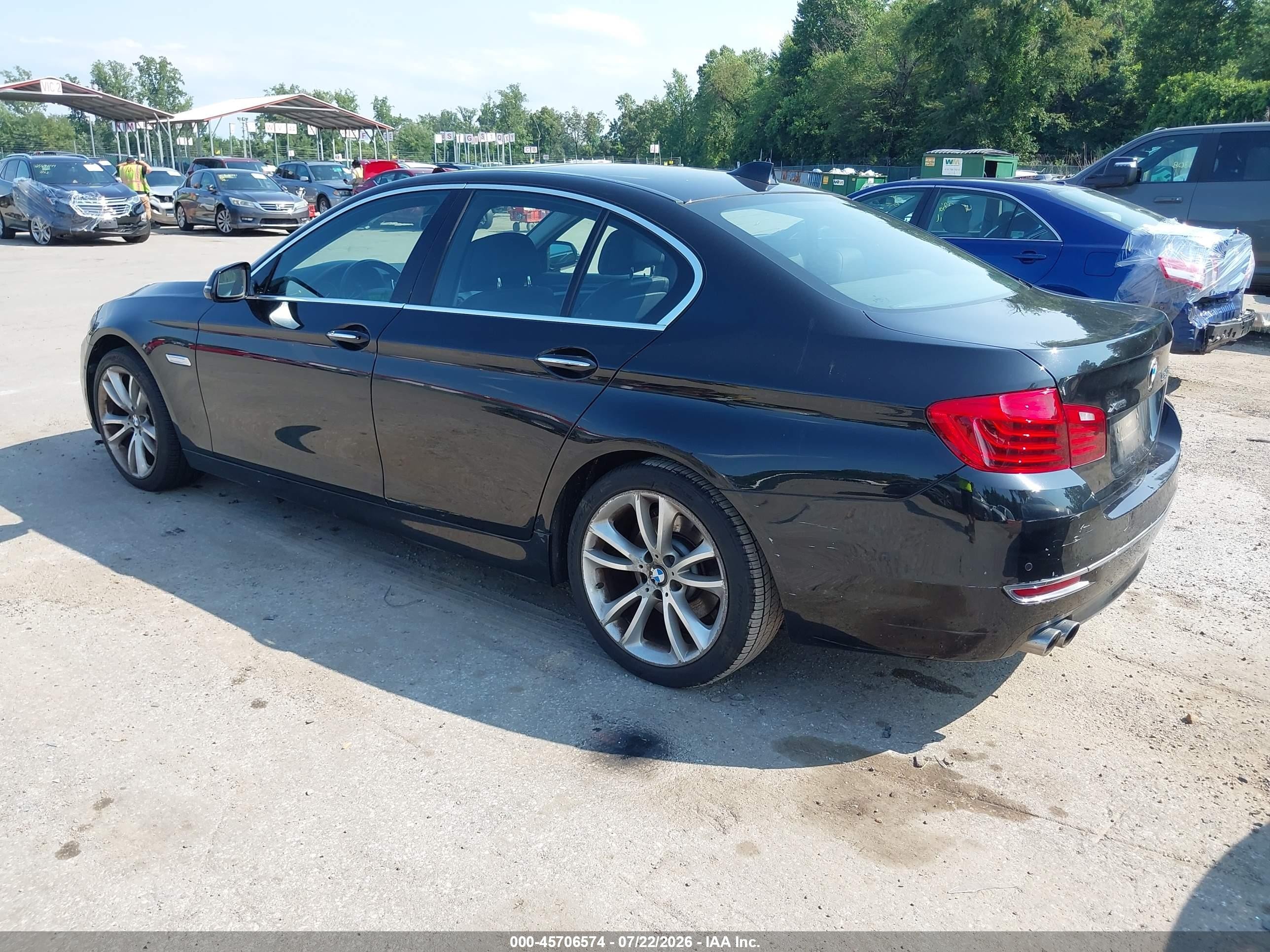 2014 Bmw 535d Xdrive Black vin: WBAFV3C55ED684464