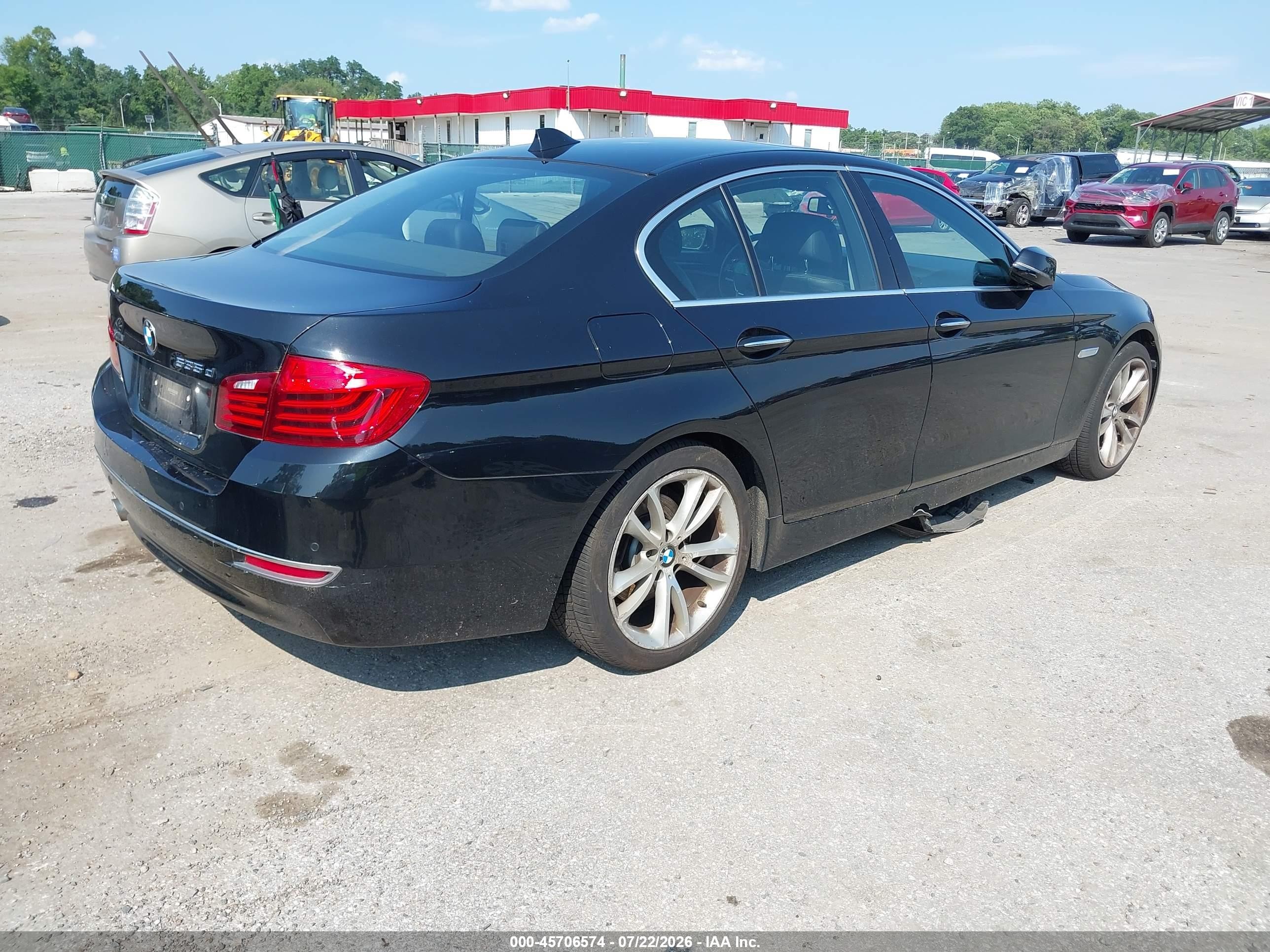 2014 Bmw 535d Xdrive Black vin: WBAFV3C55ED684464