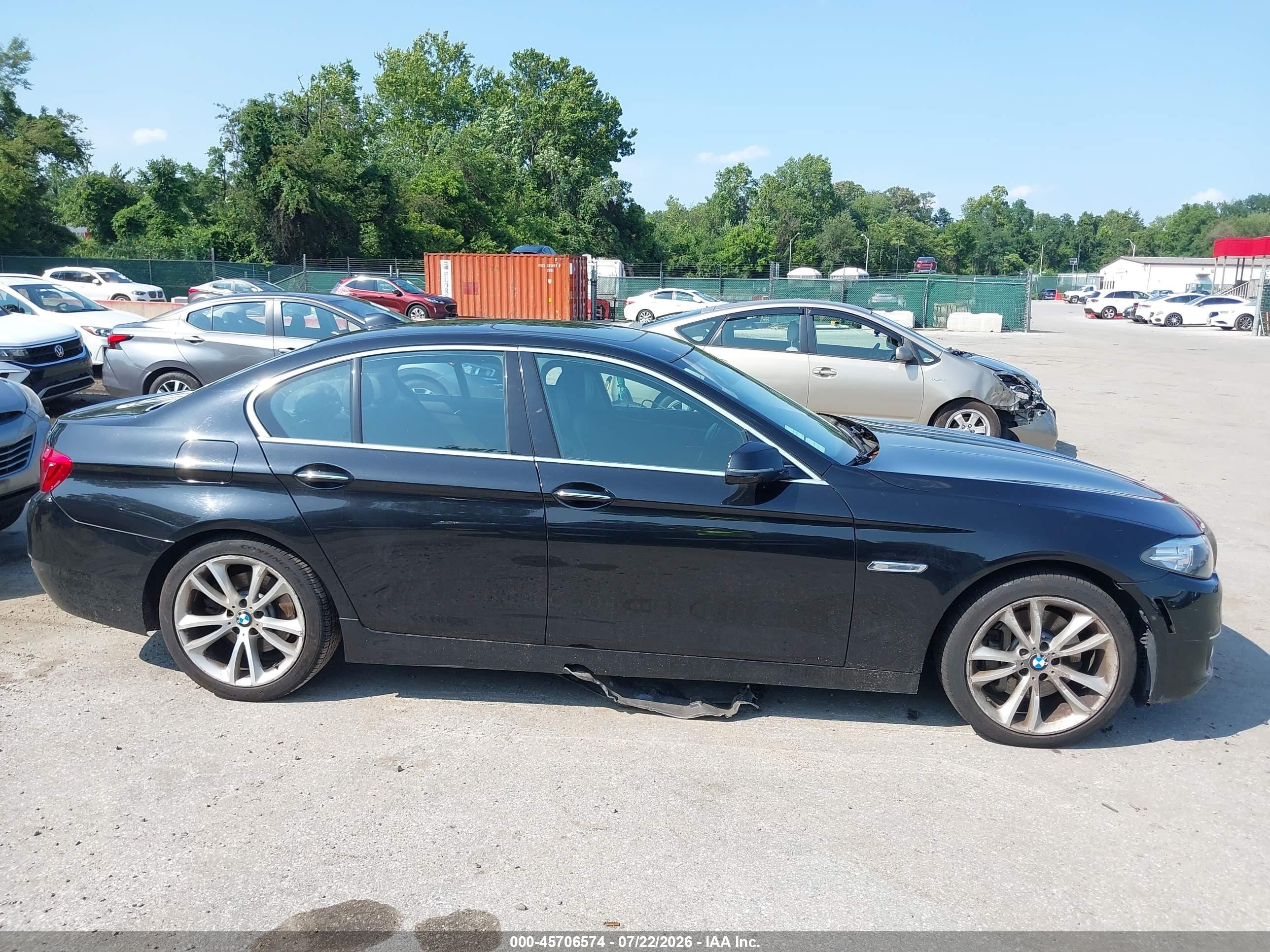 2014 Bmw 535d Xdrive Black vin: WBAFV3C55ED684464