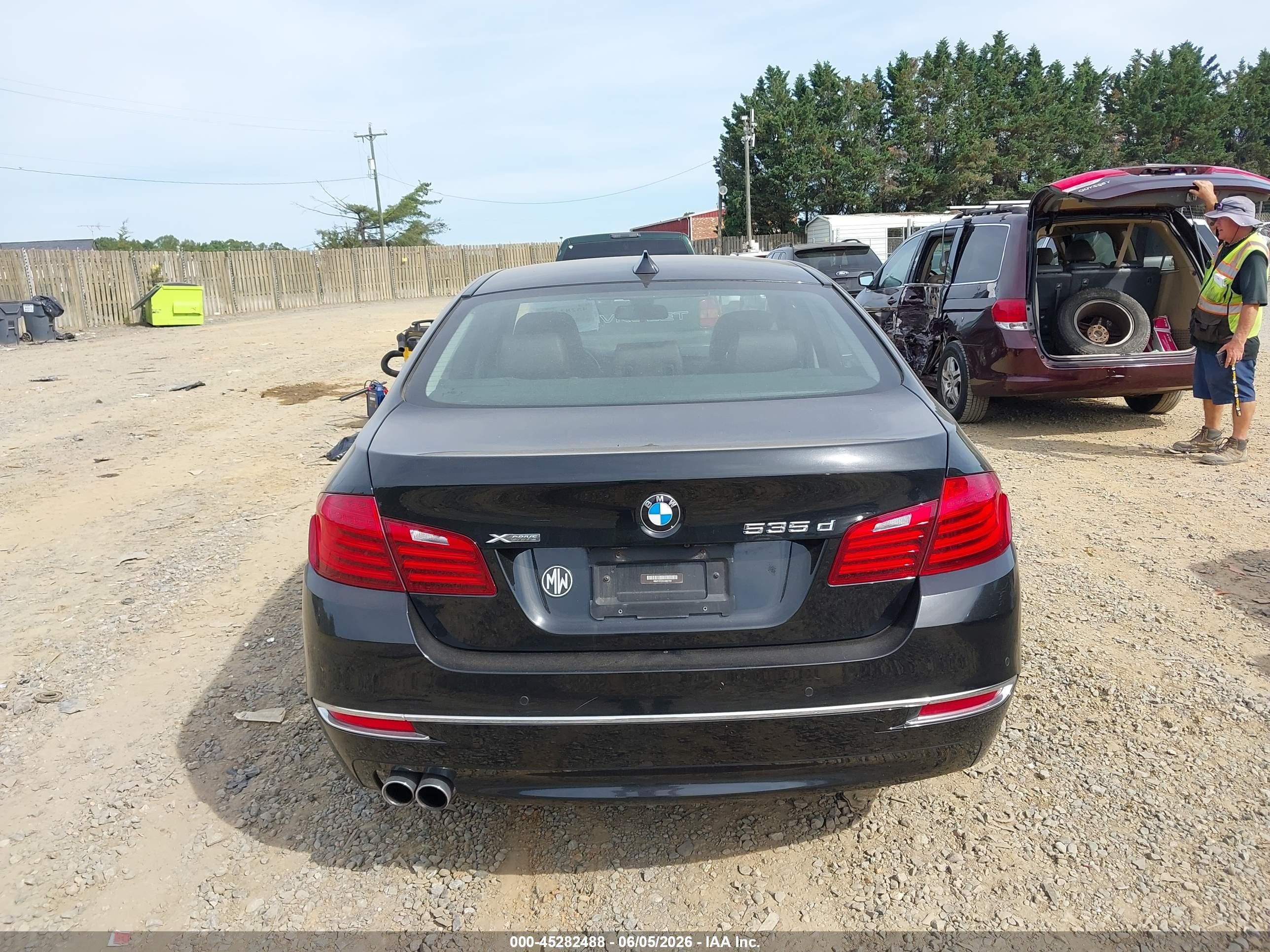 2016 Bmw 535d Xdrive Brown vin: WBAFV3C55GD687450