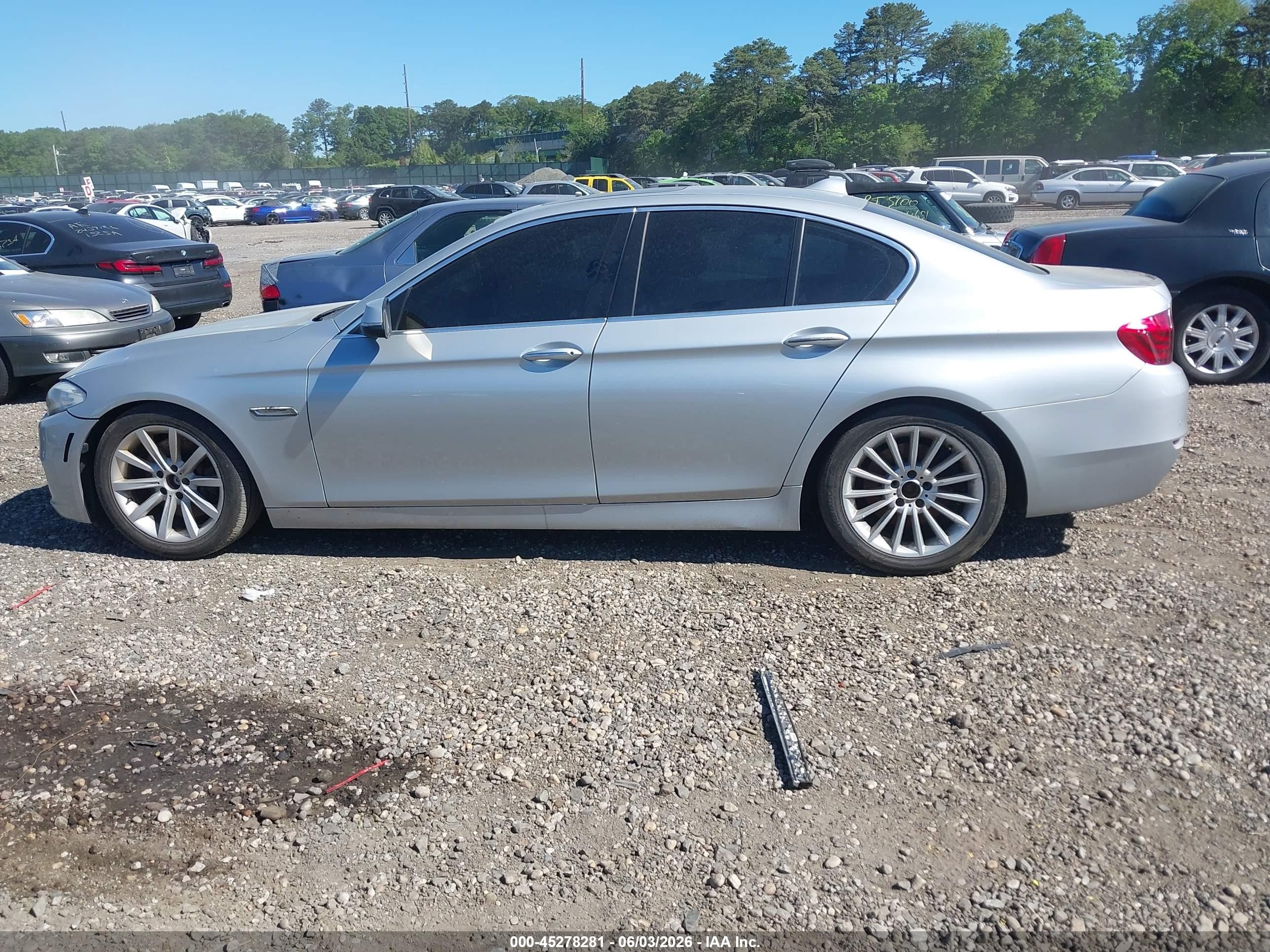 2014 Bmw 535d Xdrive Gray vin: WBAFV3C56ED684991
