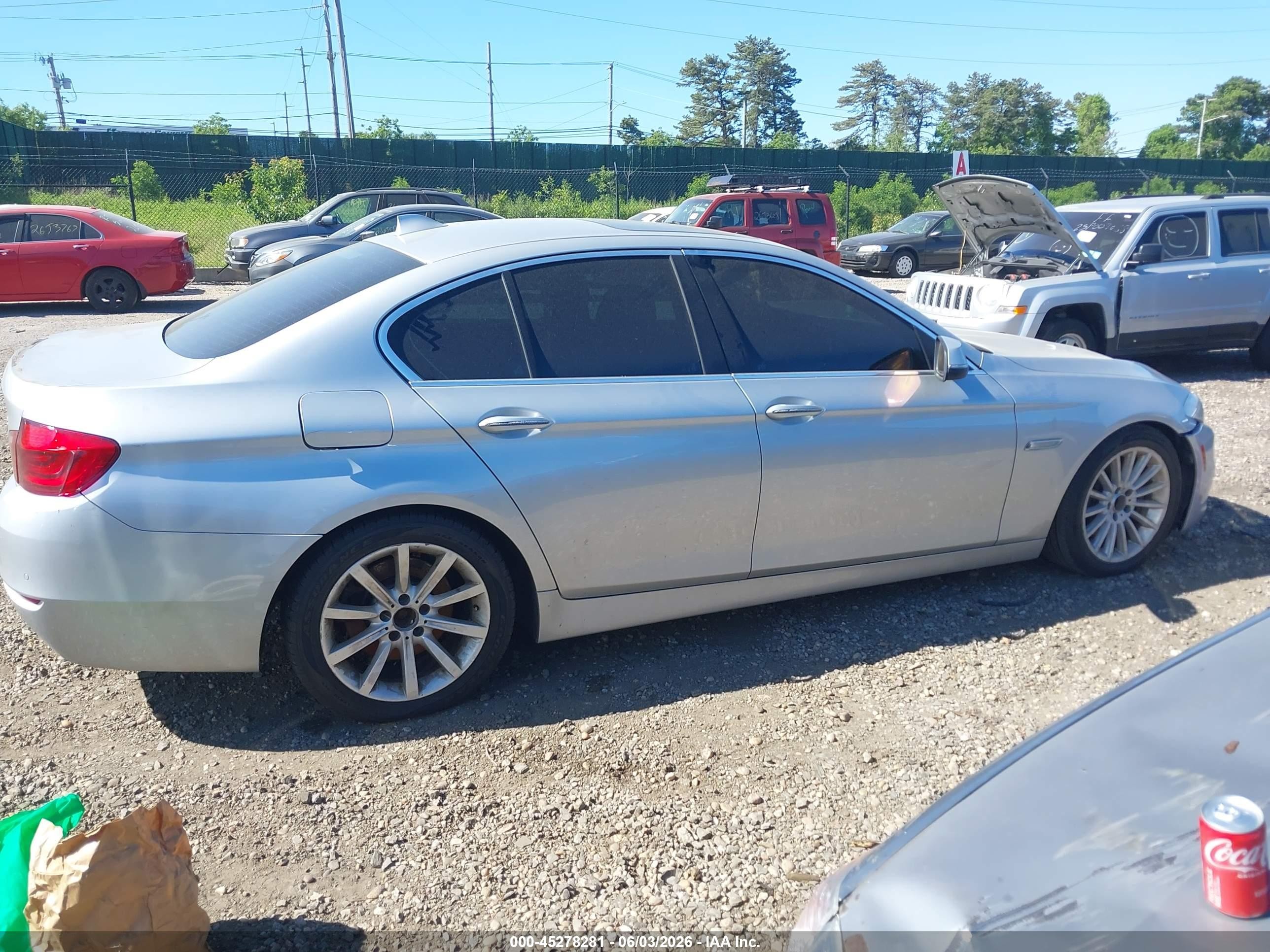 2014 Bmw 535d Xdrive Gray vin: WBAFV3C56ED684991