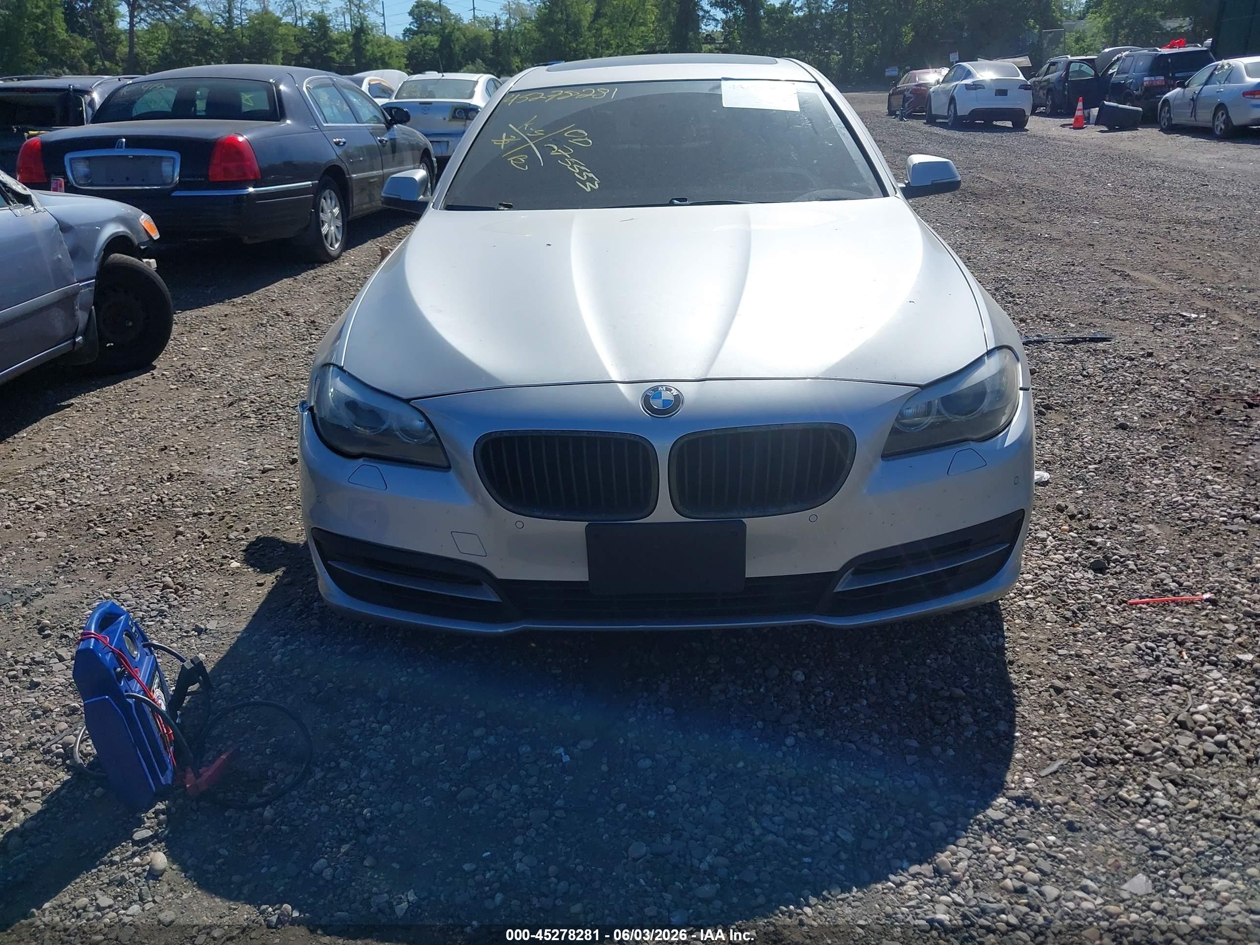 2014 Bmw 535d Xdrive Gray vin: WBAFV3C56ED684991