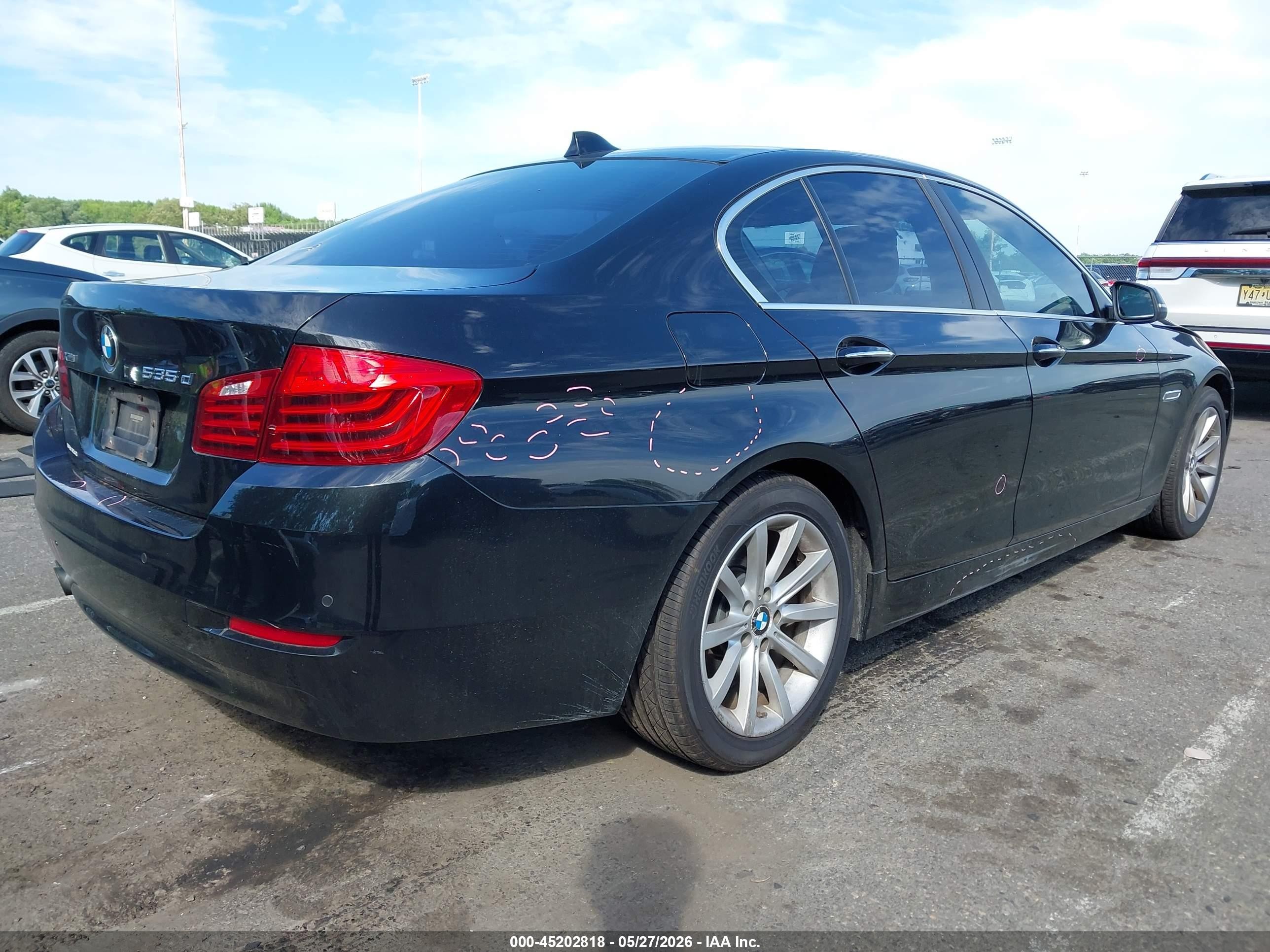 2014 Bmw 535d Xdrive Black vin: WBAFV3C56ED685171