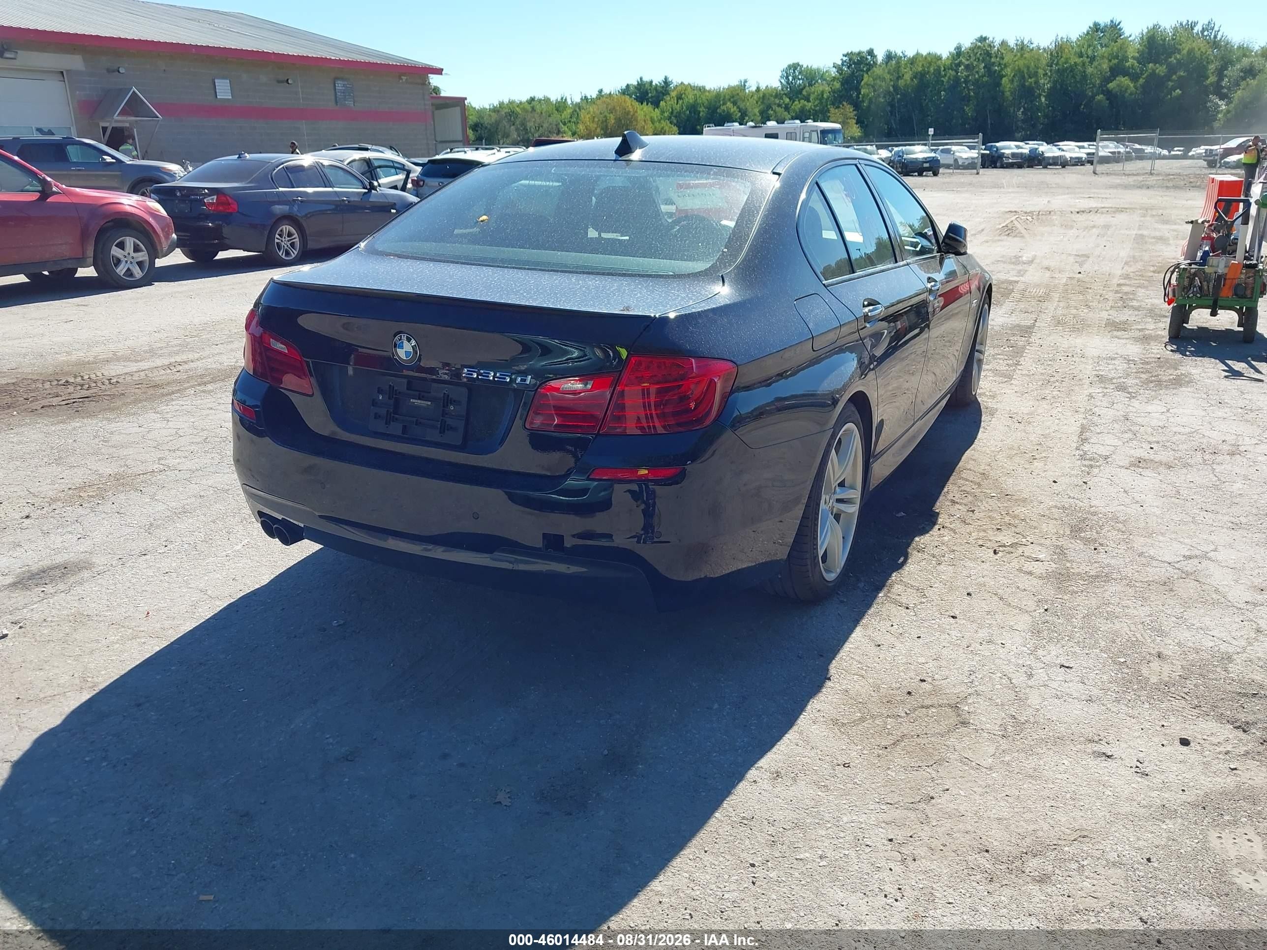 2014 Bmw 535d Xdrive Black vin: WBAFV3C57ED684675
