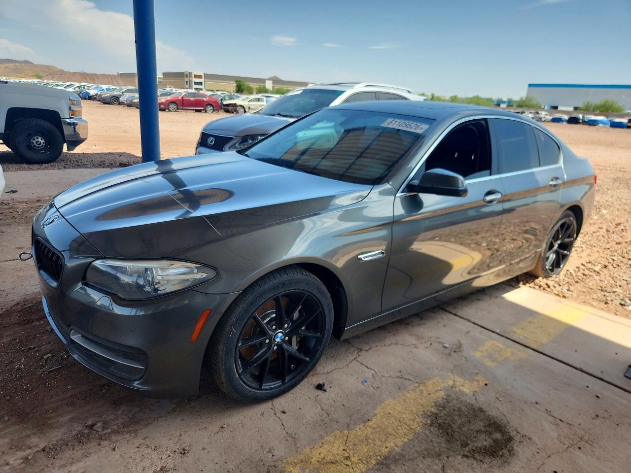 2014 Bmw 535 D Xdrive Gray vin: WBAFV3C59ED684161