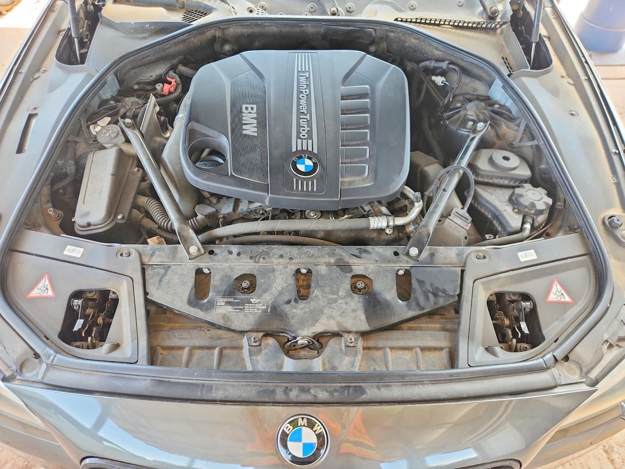 2014 Bmw 535 D Xdrive Gray vin: WBAFV3C59ED684161