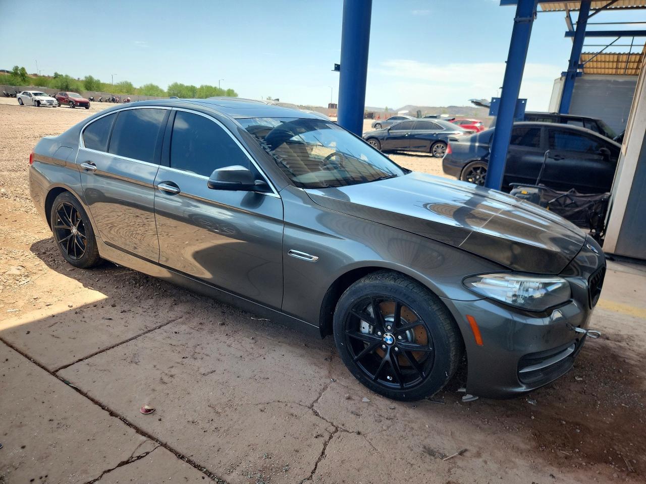 2014 Bmw 535 D Xdrive Gray vin: WBAFV3C59ED684161