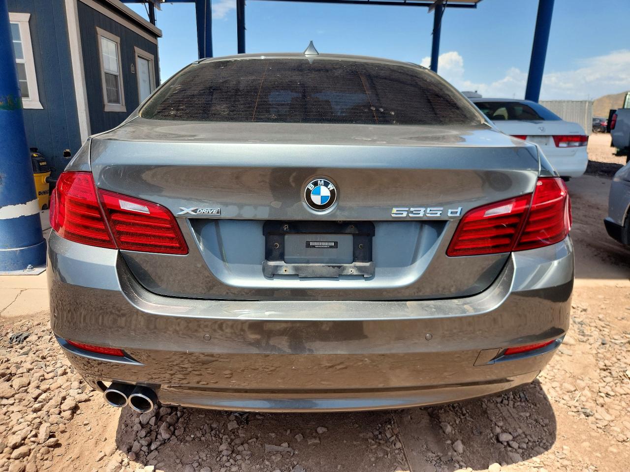 2014 Bmw 535 D Xdrive Gray vin: WBAFV3C59ED684161