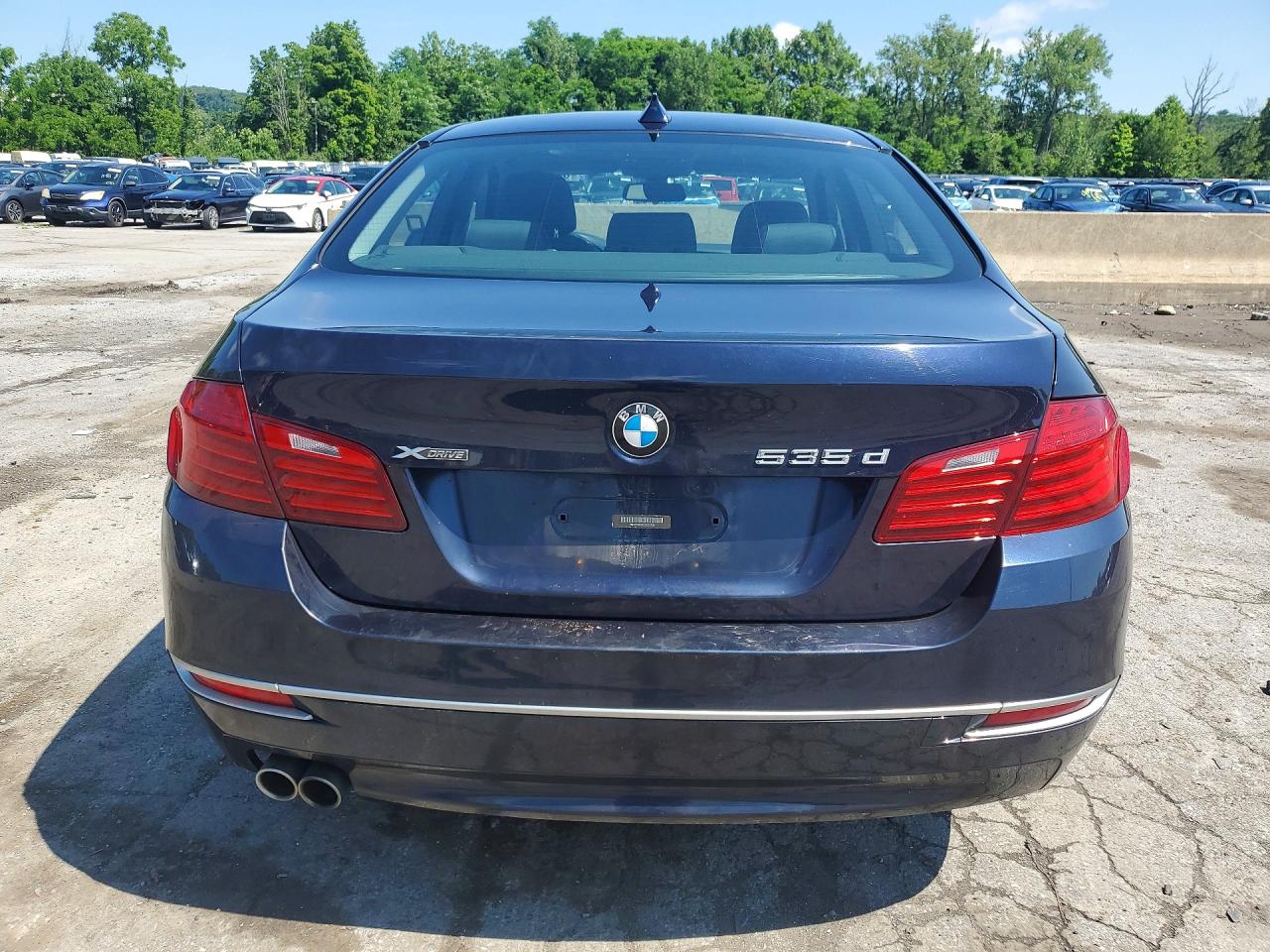 2014 Bmw 535 D Xdrive Синий vin: WBAFV3C5XEDZ33700