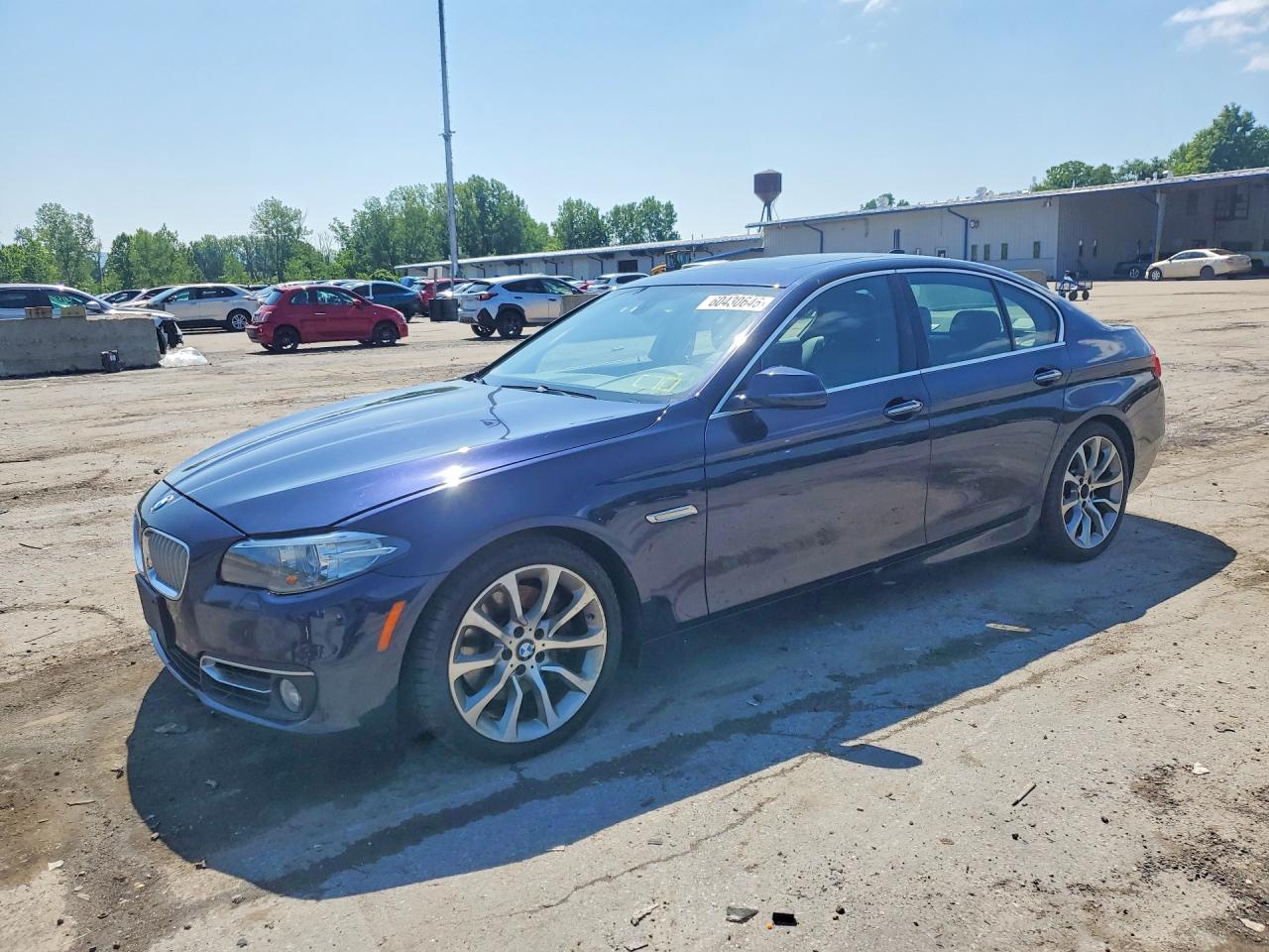 2014 Bmw 535 D Xdrive Синий vin: WBAFV3C5XEDZ33700
