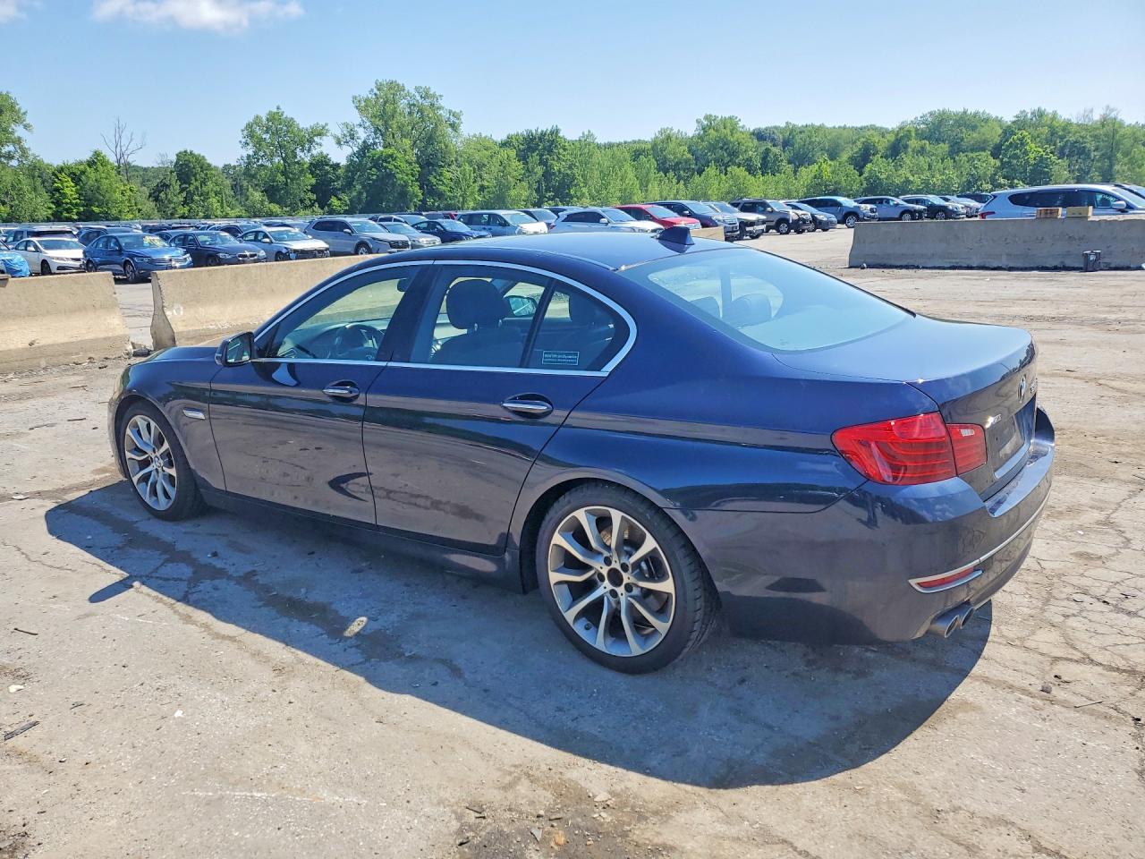 2014 Bmw 535 D Xdrive Синий vin: WBAFV3C5XEDZ33700