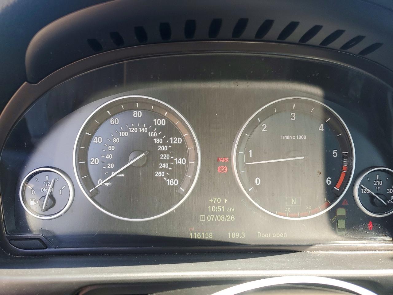 2014 Bmw 535 D Xdrive Синий vin: WBAFV3C5XEDZ33700