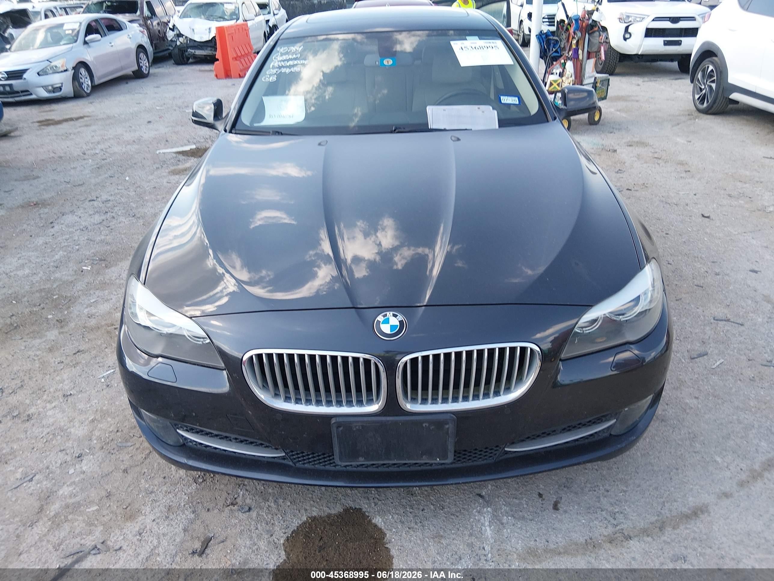 2013 Bmw Activehybrid 5 Серый vin: WBAFZ9C50DC751905