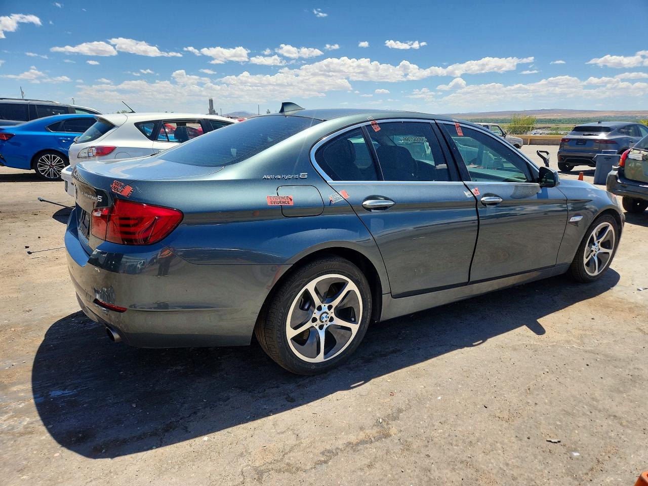 2013 Bmw 535 I Hybrid Синий vin: WBAFZ9C52DD090890